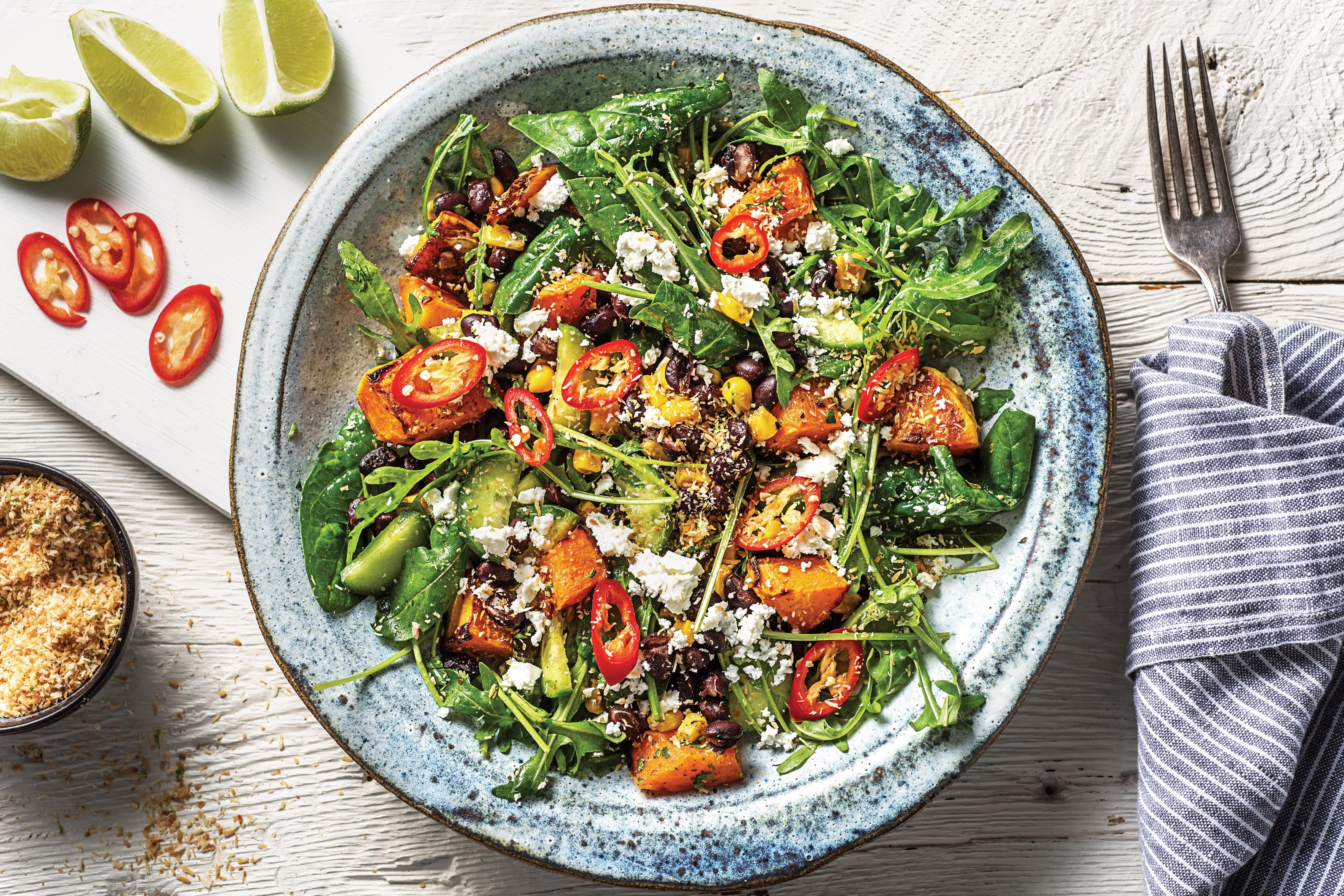 Caribbean Sweet Potato & Black Bean Salad