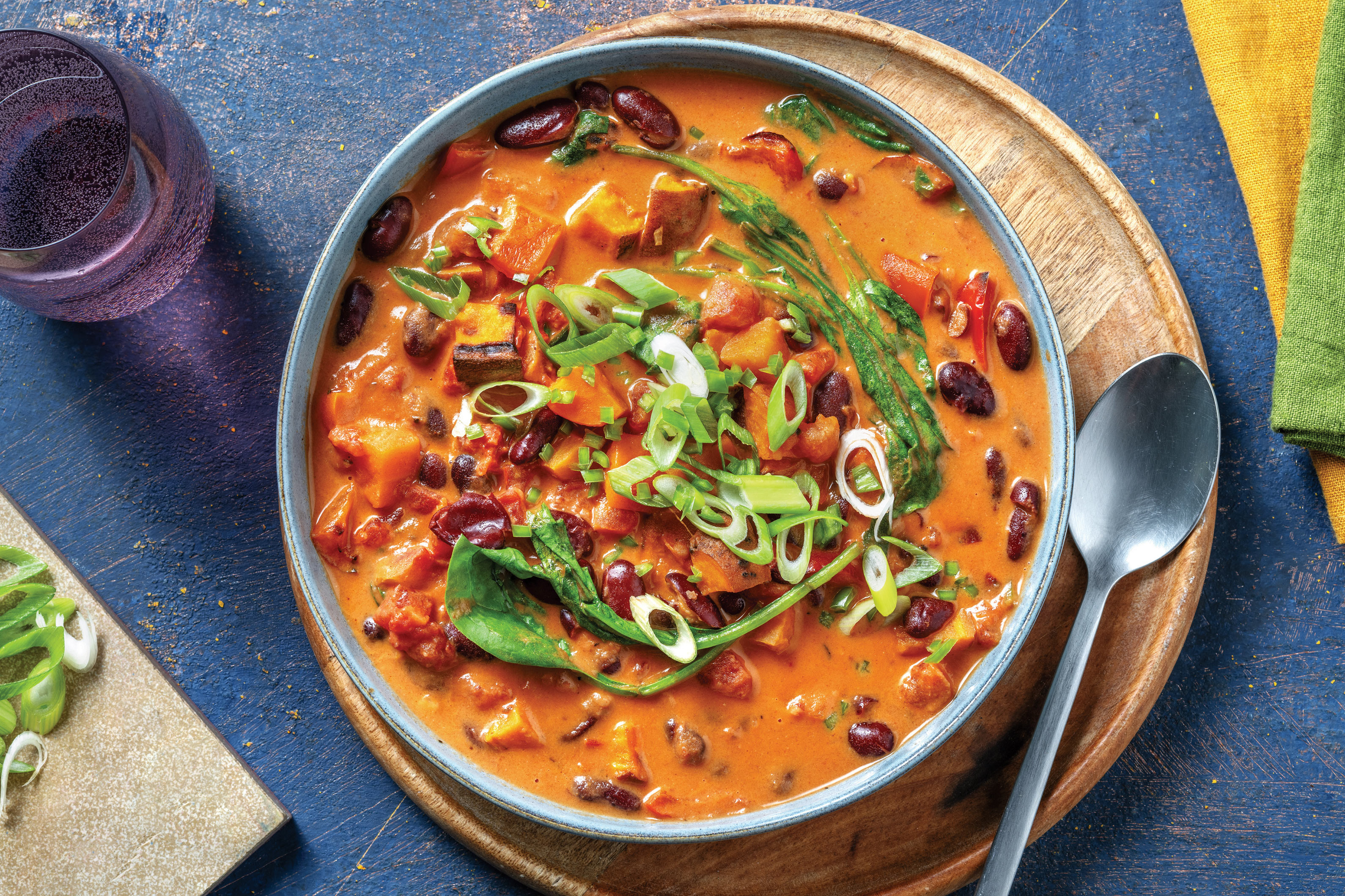 Caribbean Kidney Bean & Coconut Soup