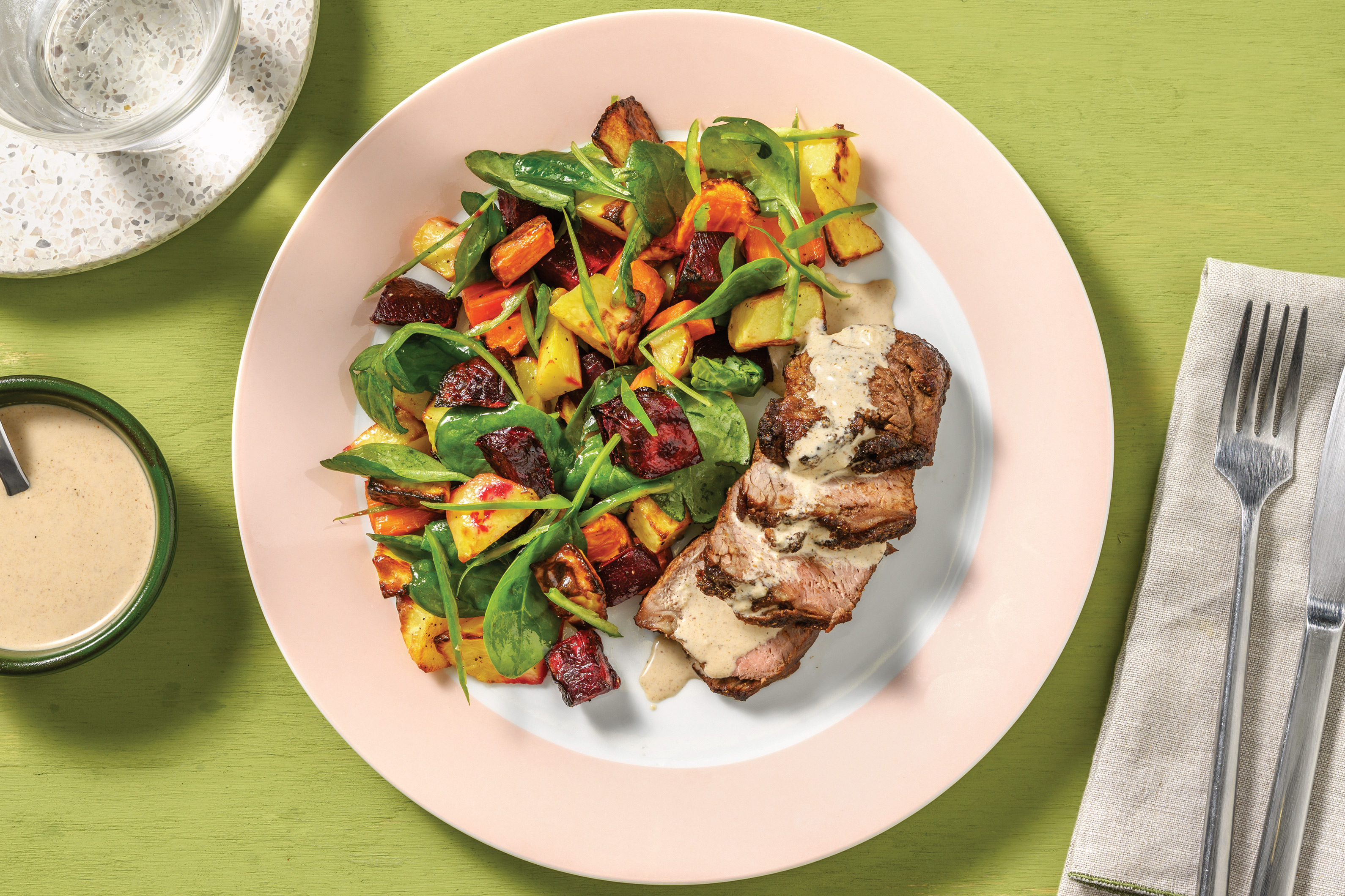 Caribbean Lamb & Coconut Sauce