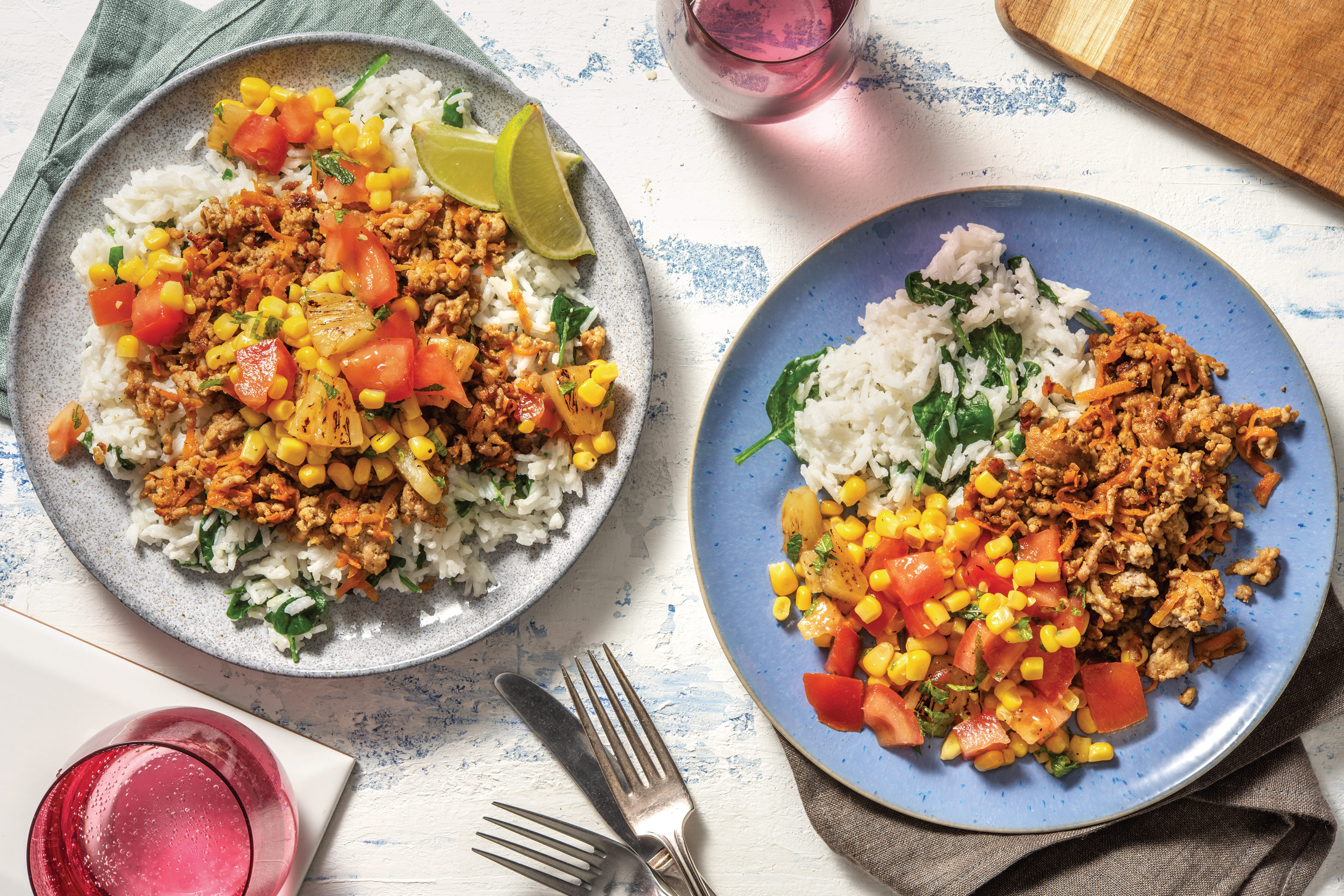 Jerk Pork & Charred Pineapple Salsa