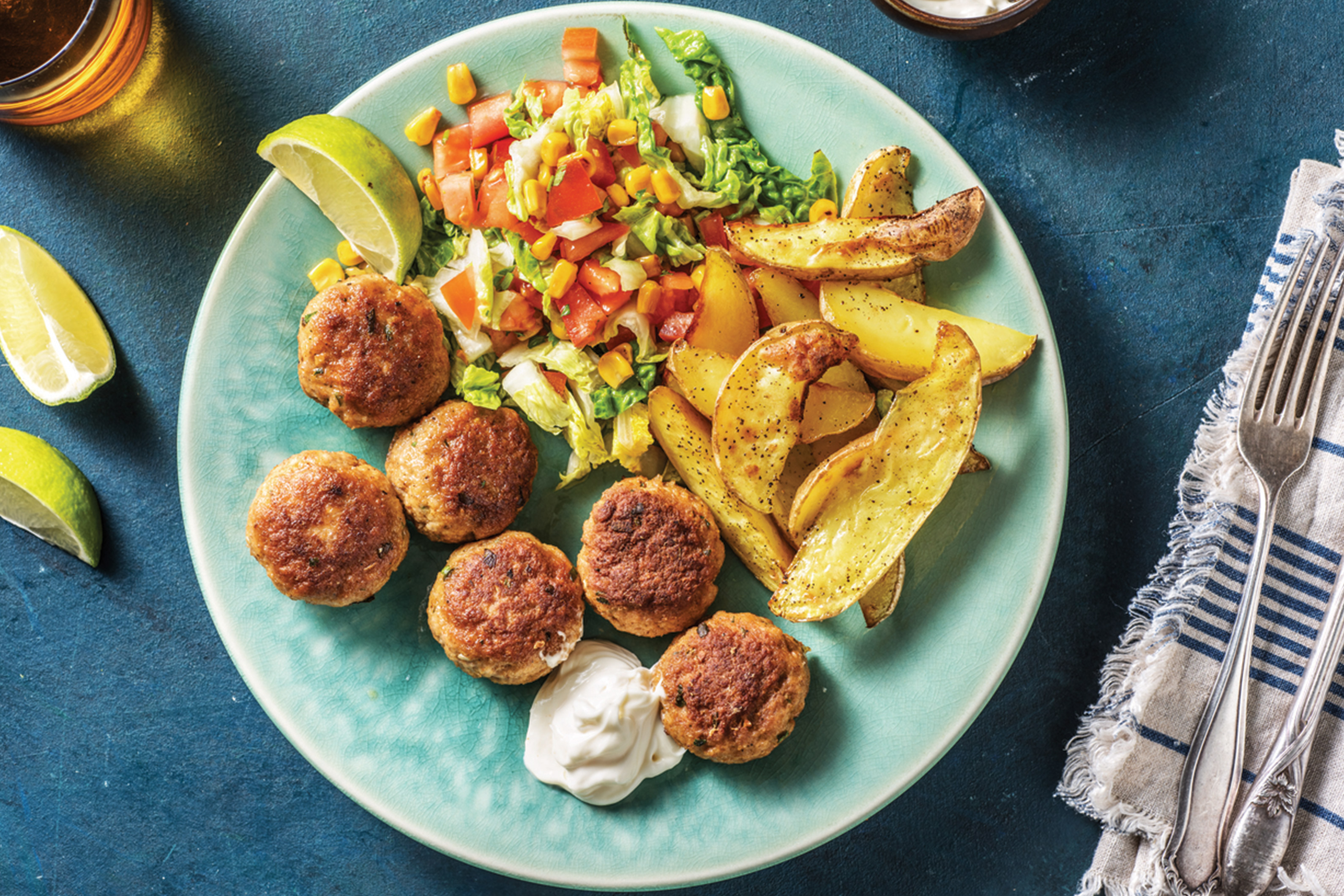 Caribbean Pork Rissoles