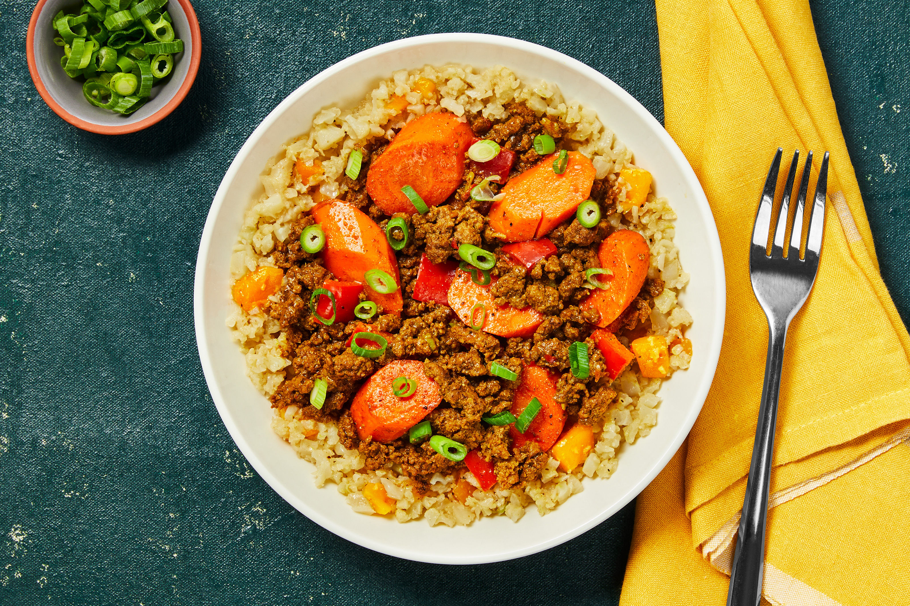 Caribbean-Style Curry Beef Bowls