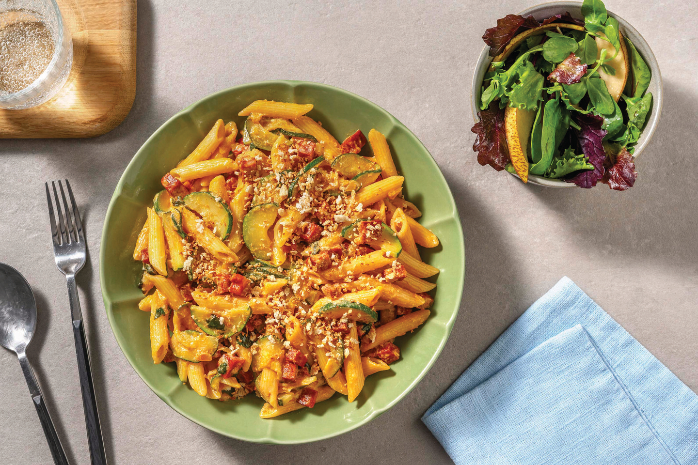 Carolina's Chorizo & Zucchini Carbonara