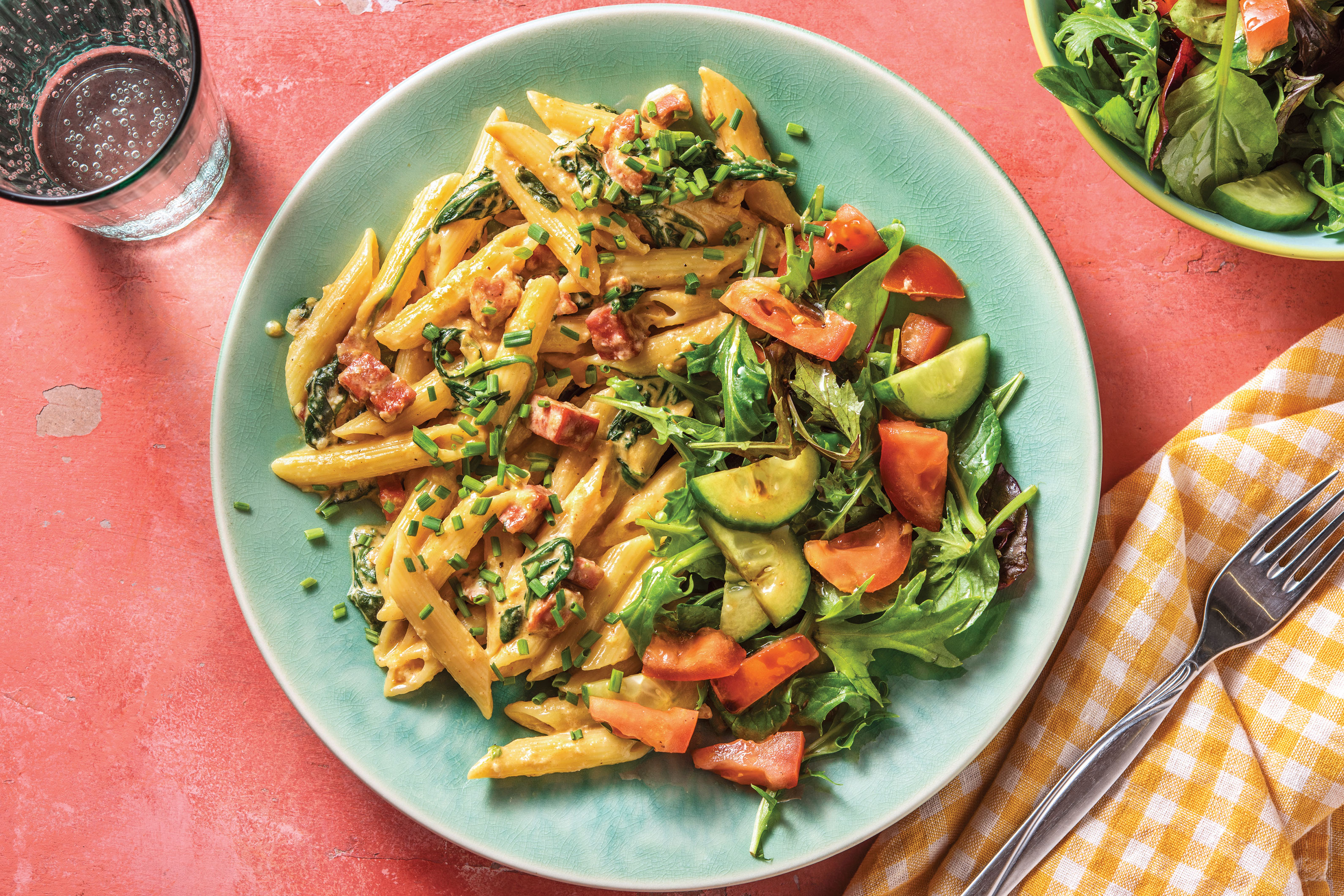 Carolina's Chorizo Penne Carbonara