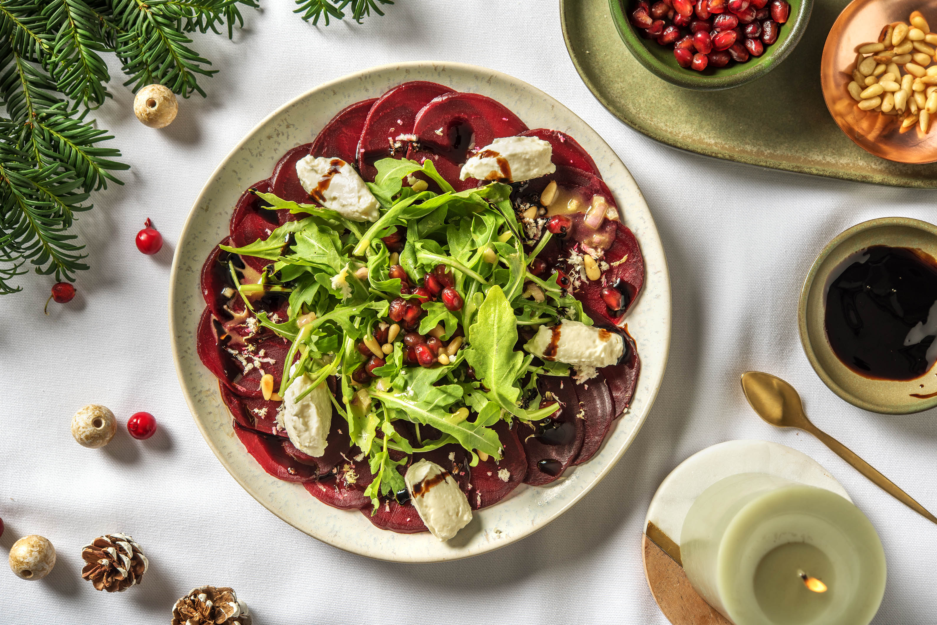 Carpaccio mit Roter Bete