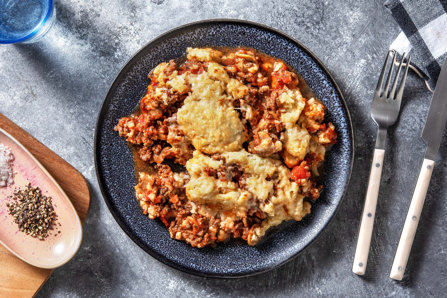 Casserole au bœuf et aux champignons