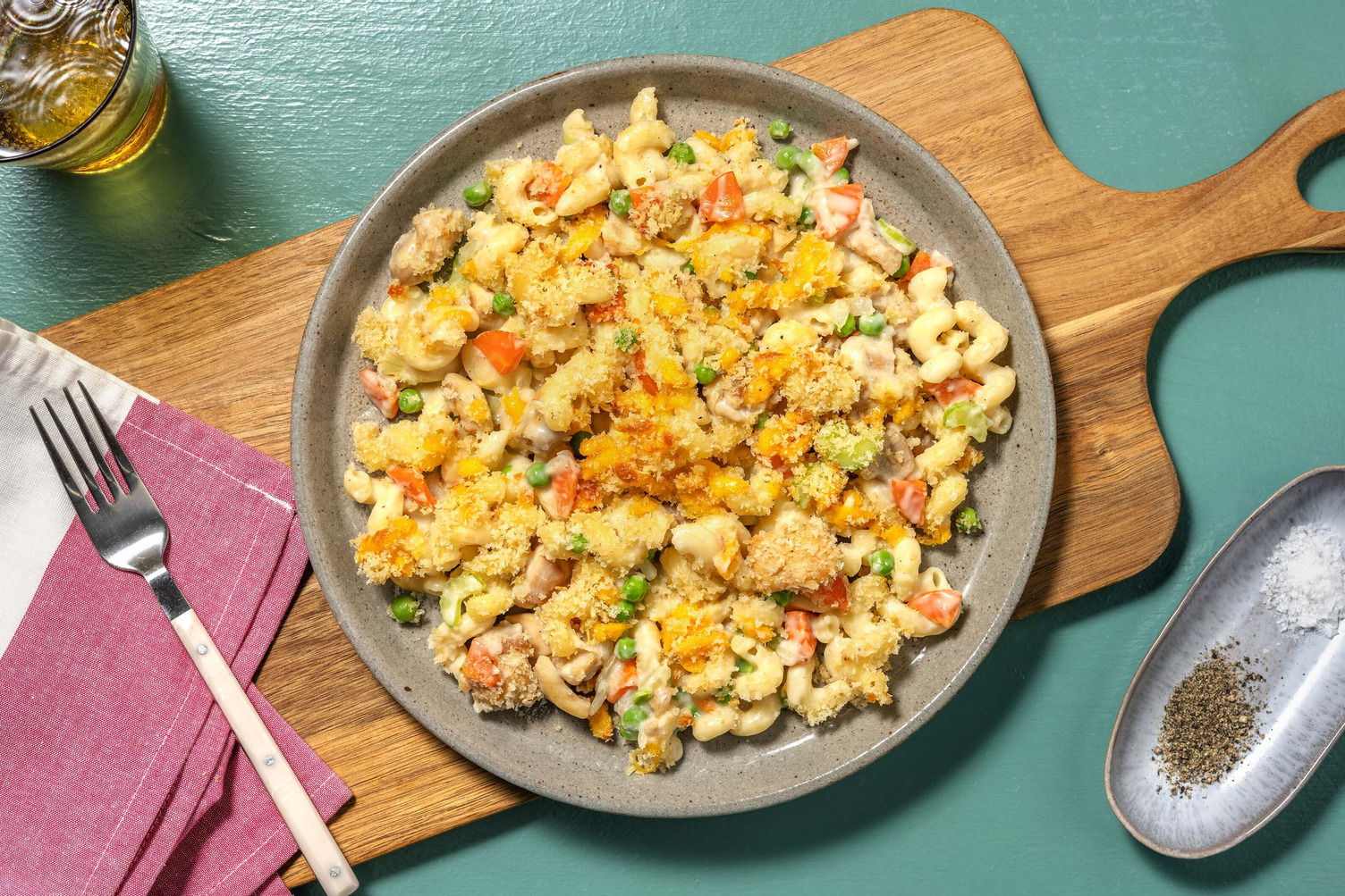 Casserole de nouilles au poulet