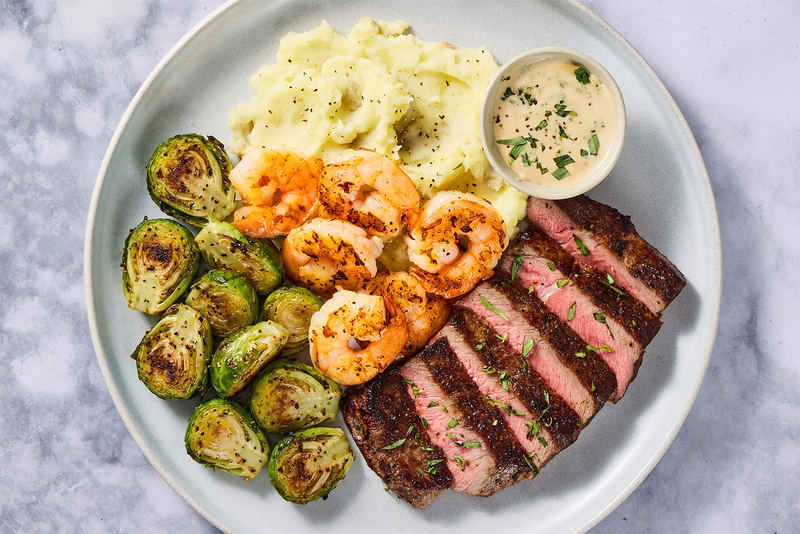 Classic Surf and Striploin Dinner