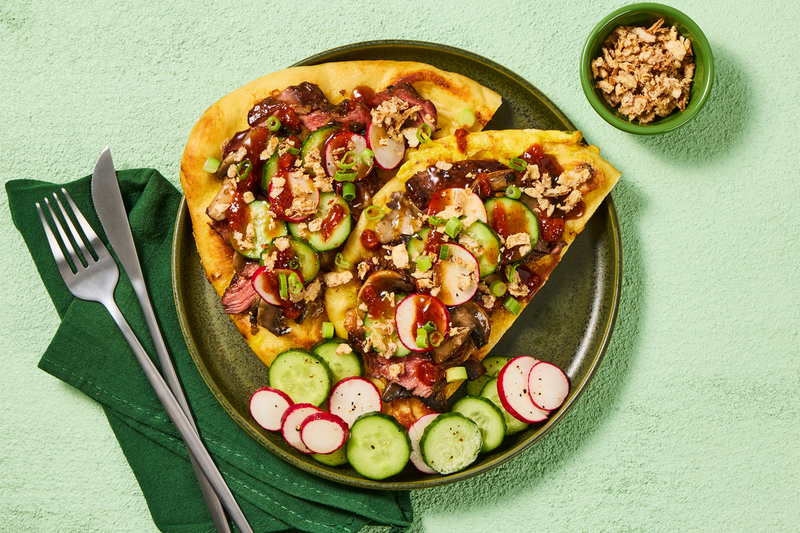 Taiwanese-Inspired Striploin Steak and Mushroom Wraps