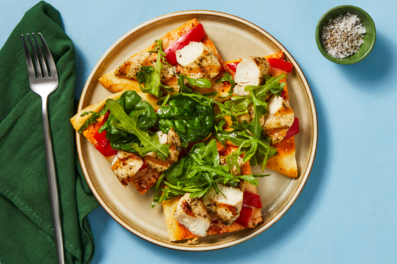 SuperQuick Grilled Chicken Breasts Flatbreads