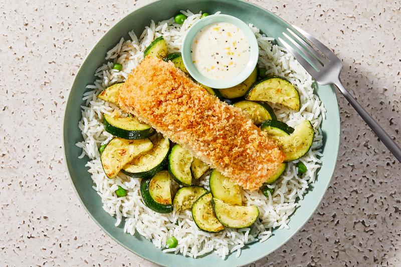 Panko-Topped Tilapia