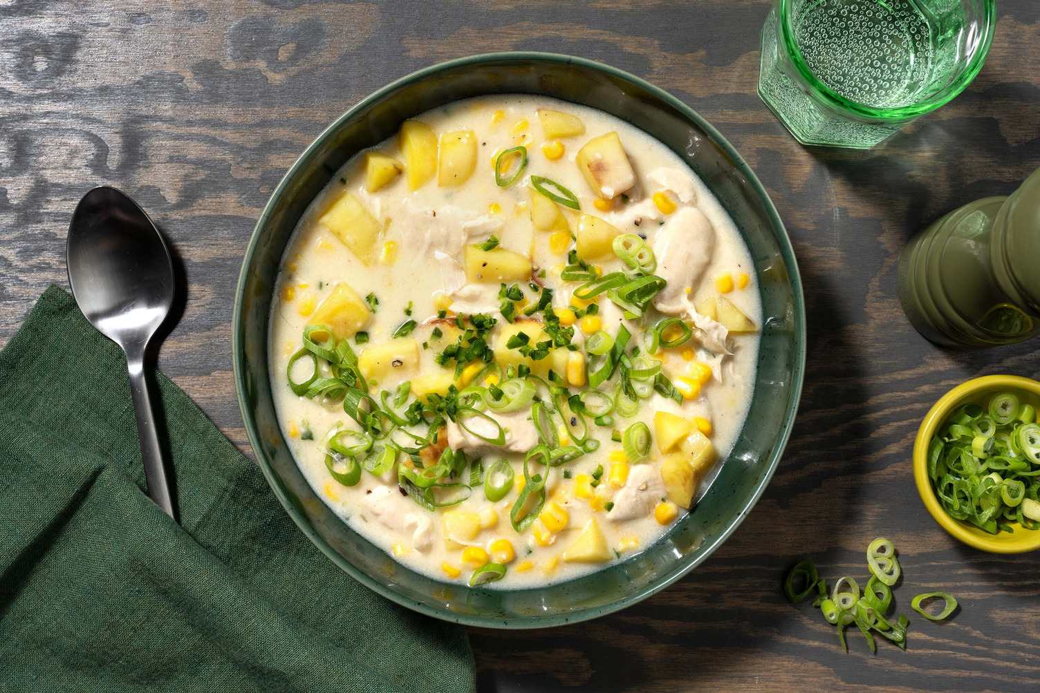 Organic Chicken Breast and Corn Chowder