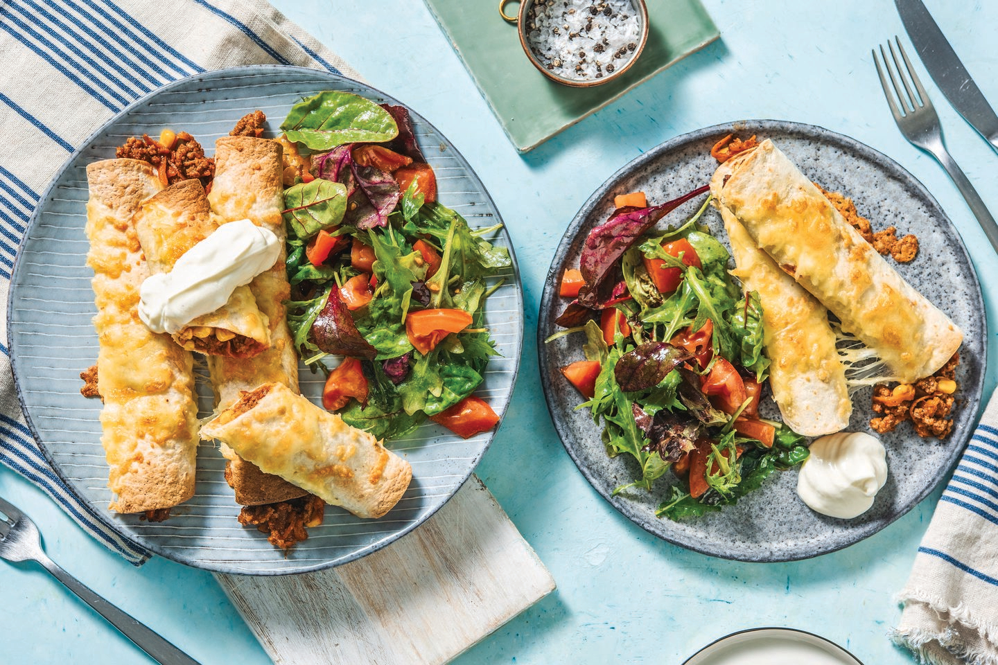 Cheat's Beef & Corn Enchiladas