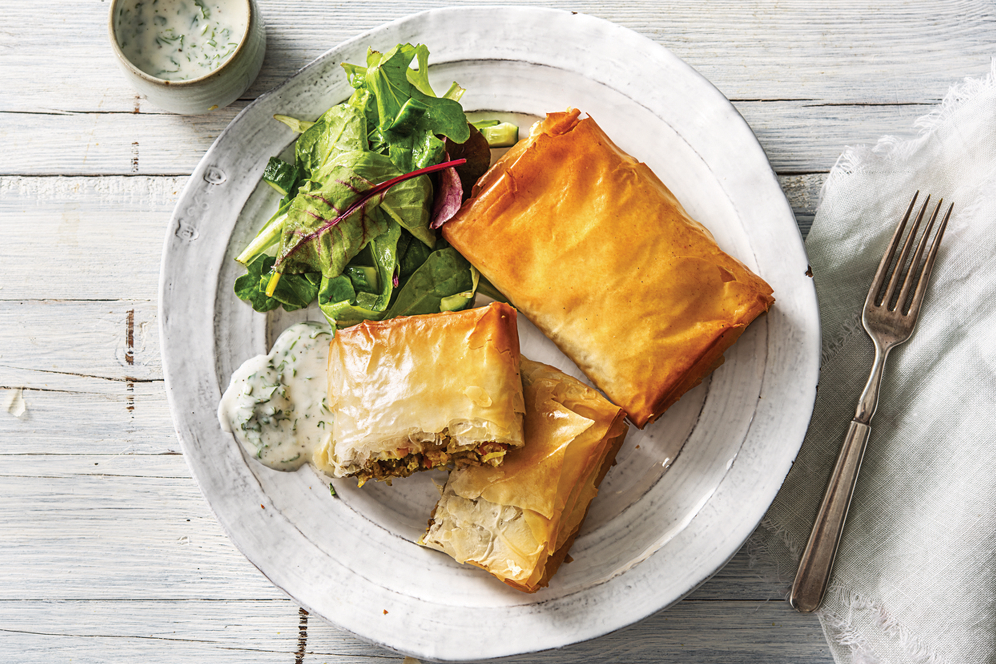 Cheat's Veggie Samosa Parcels
