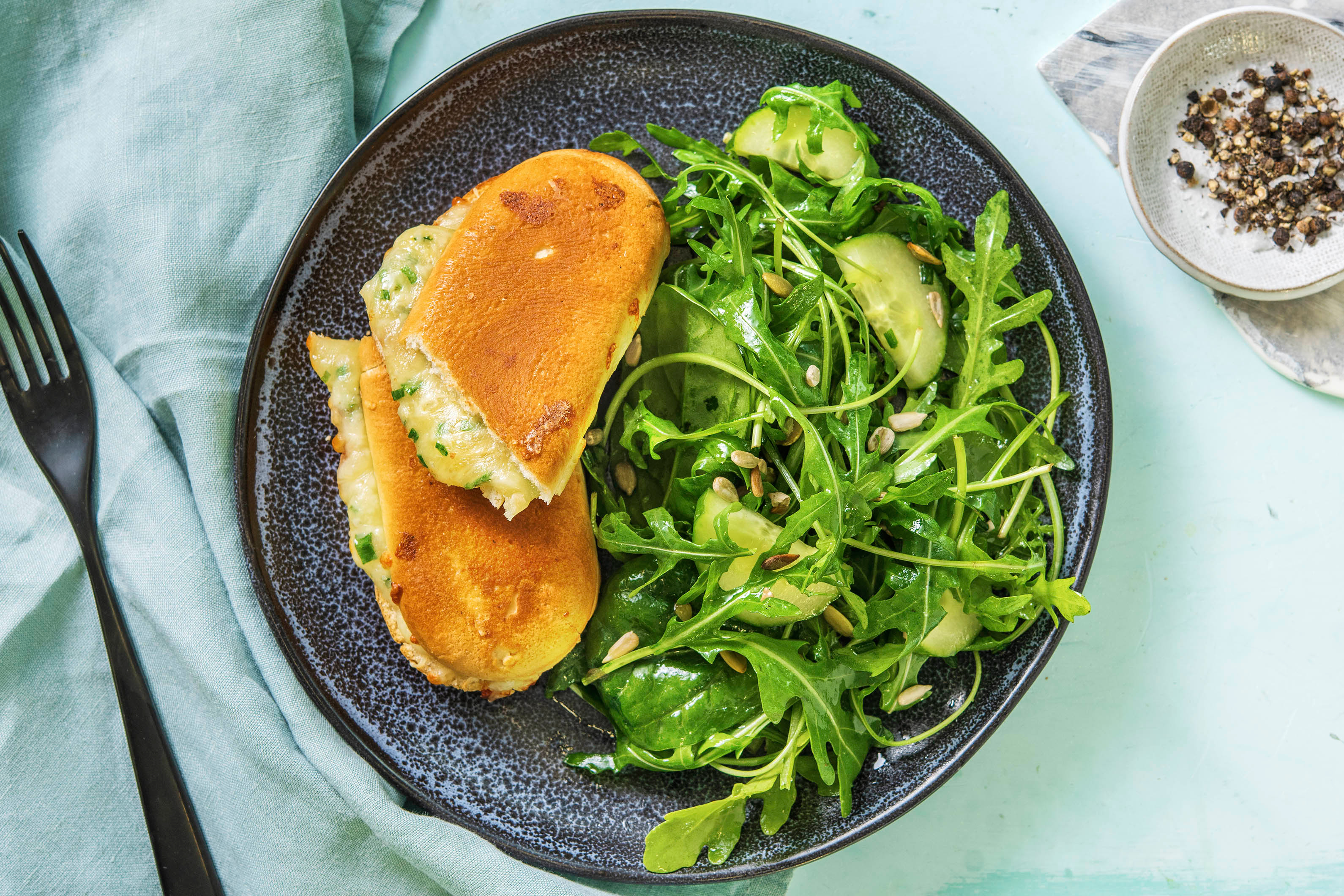 Sandwich grillé au cheddar et à l’abricot