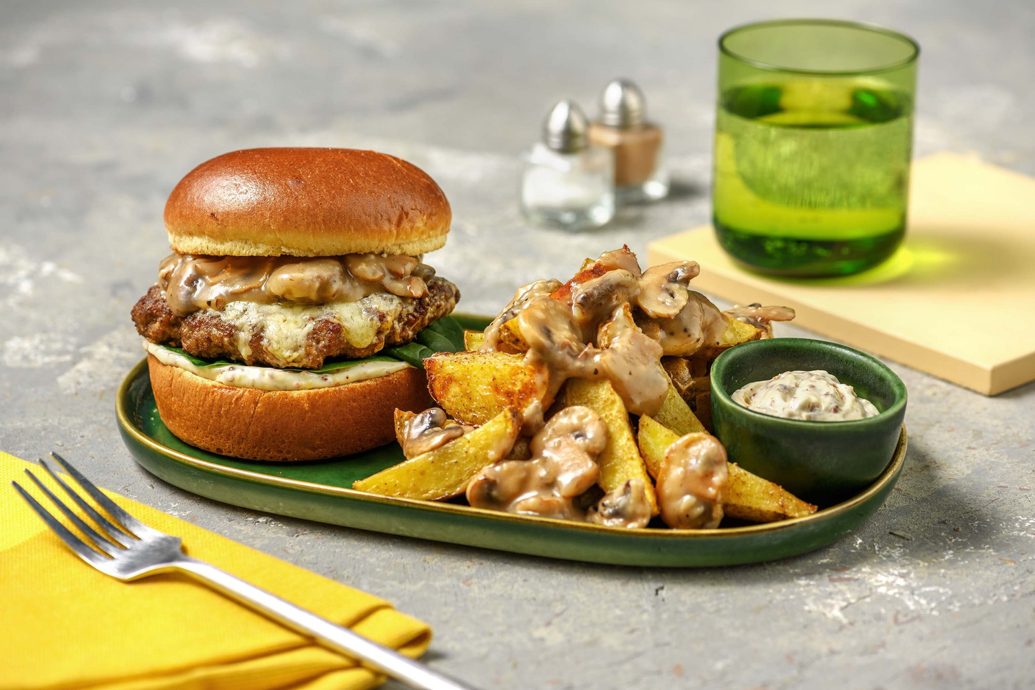 Burgers au fromage style steakhouse