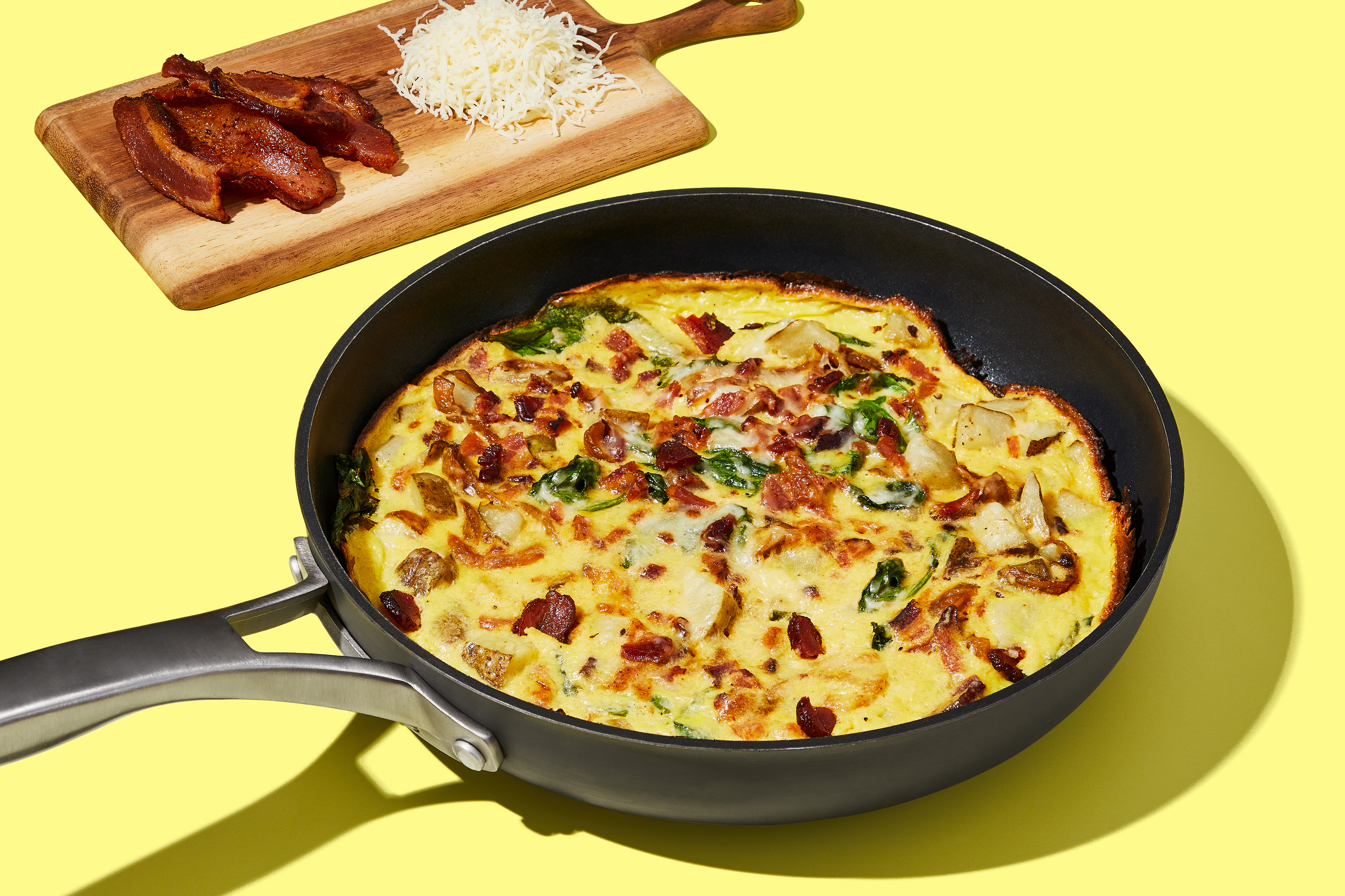 Cheesy Bacon Frittata