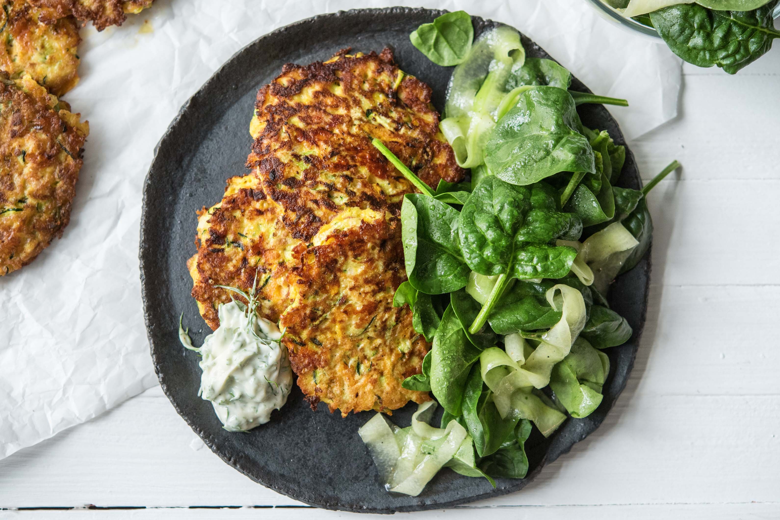 Cheesy Bacon Fritters