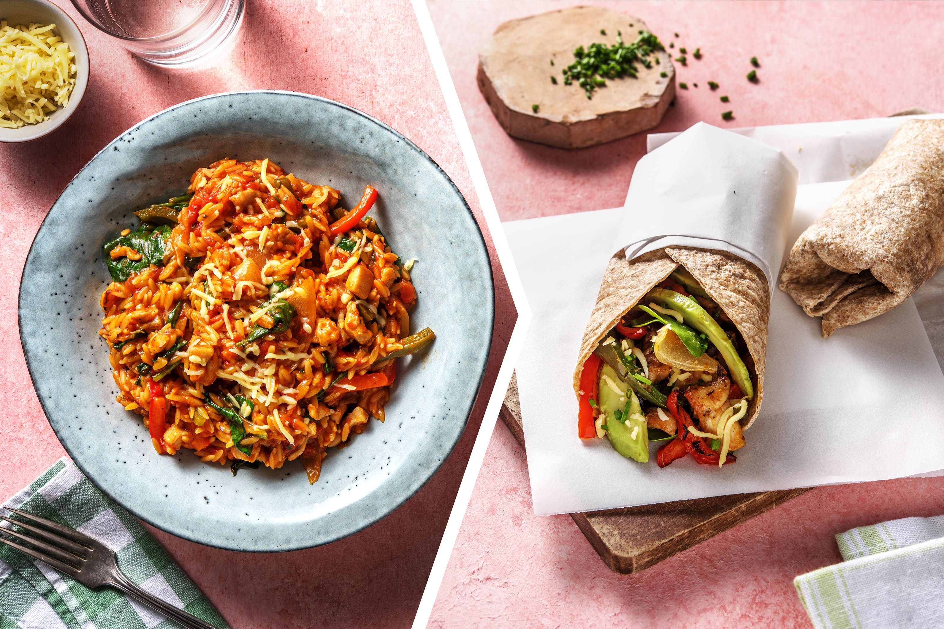 Cheesy Baked Chicken Orzo