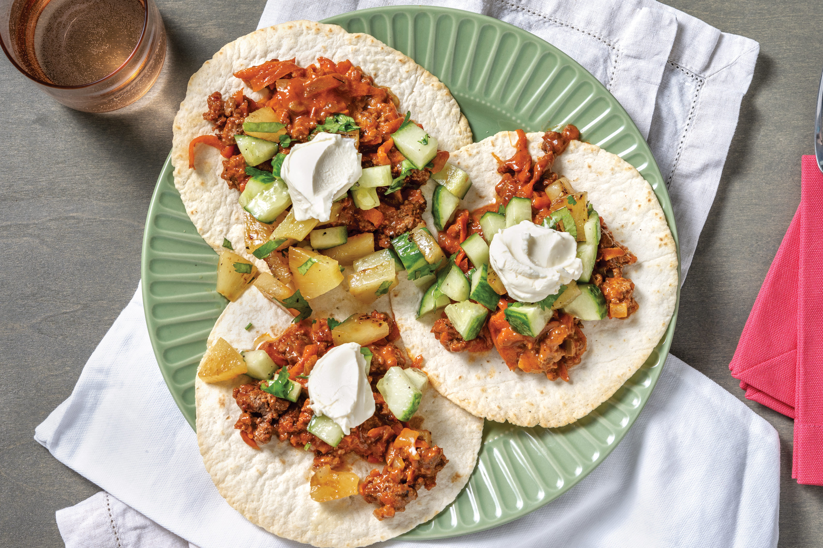 Cheesy Beef Tostadas