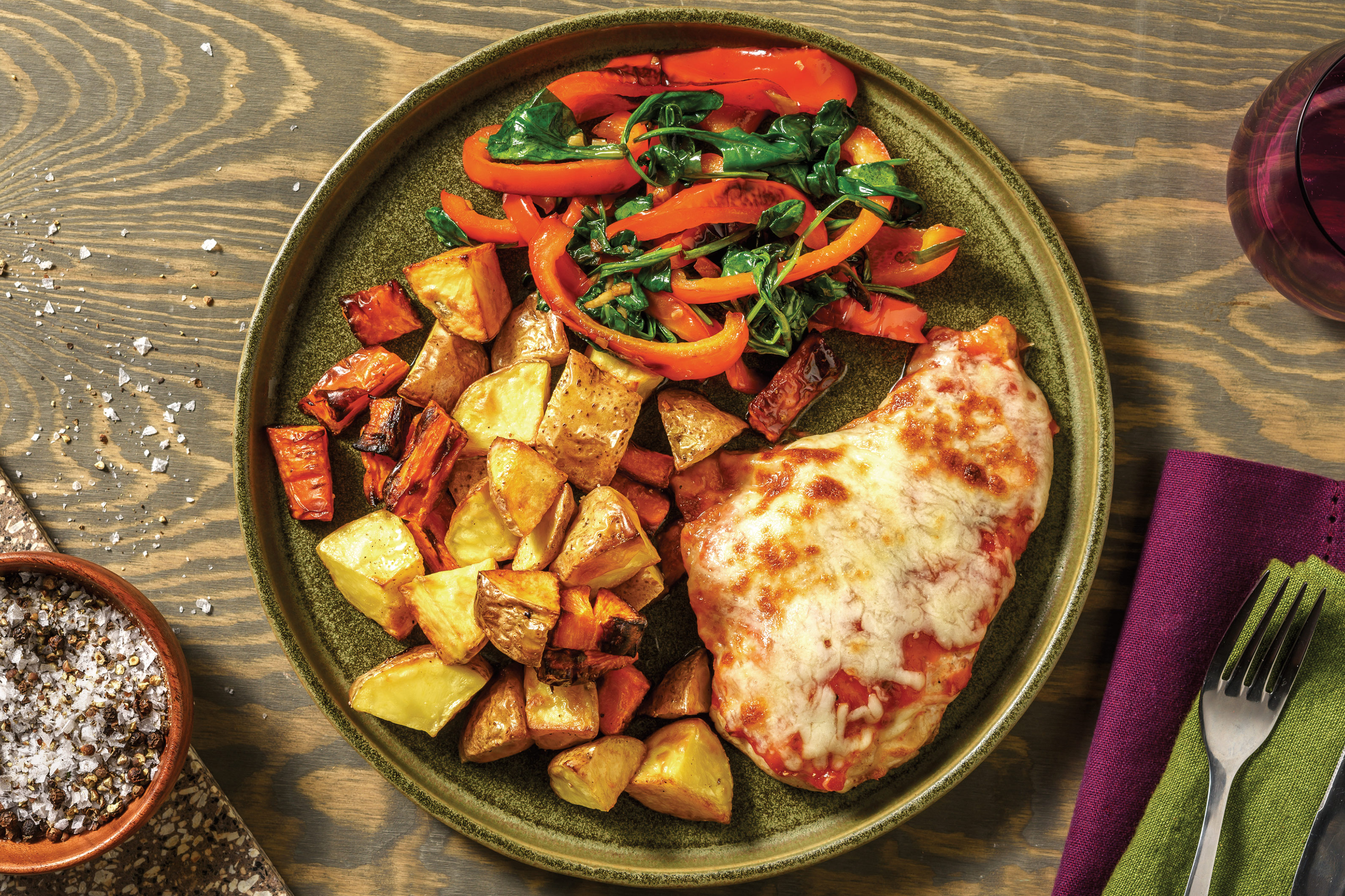 Cheesy Tomato Chicken Melts