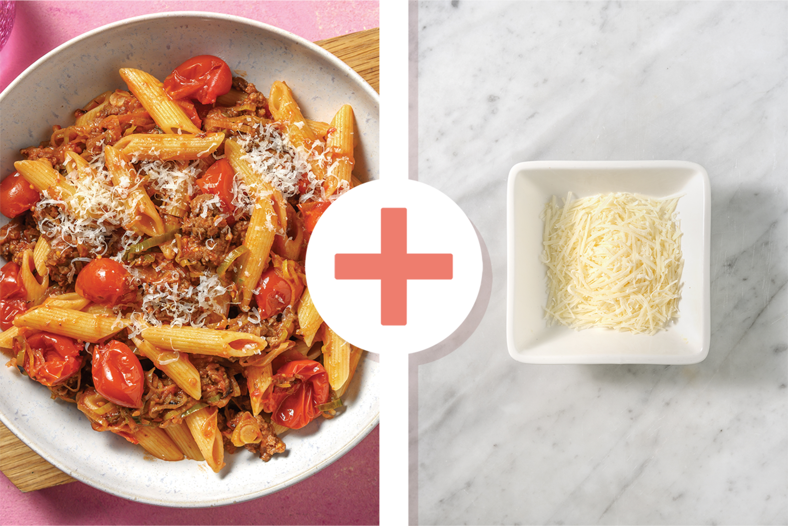 Easy Venison, Beef & Penne Bolognese