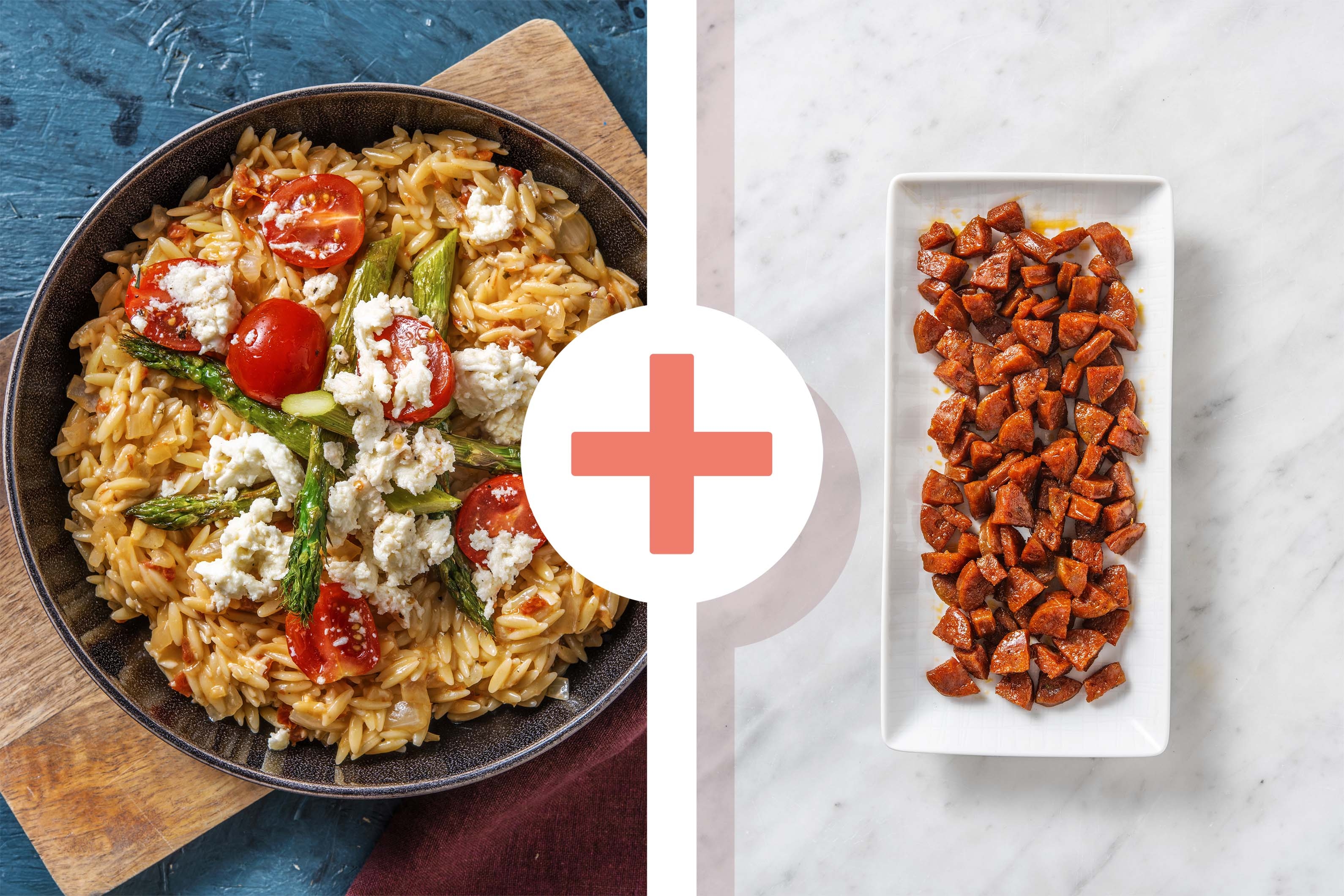 Cheesy Chorizo Orzotto