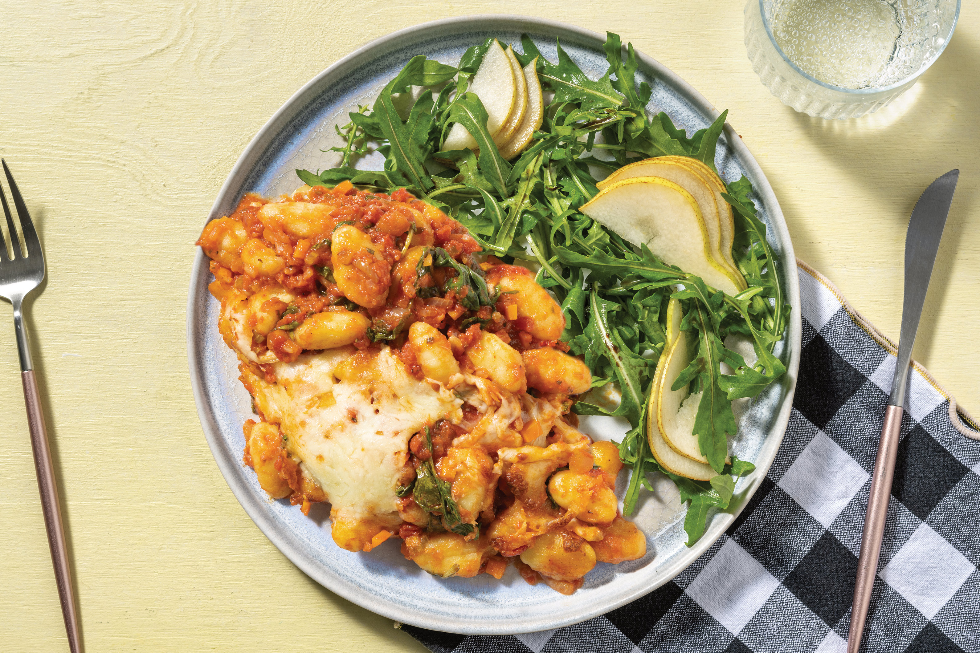 Cheesy Grilled Gnocchi & Veggies