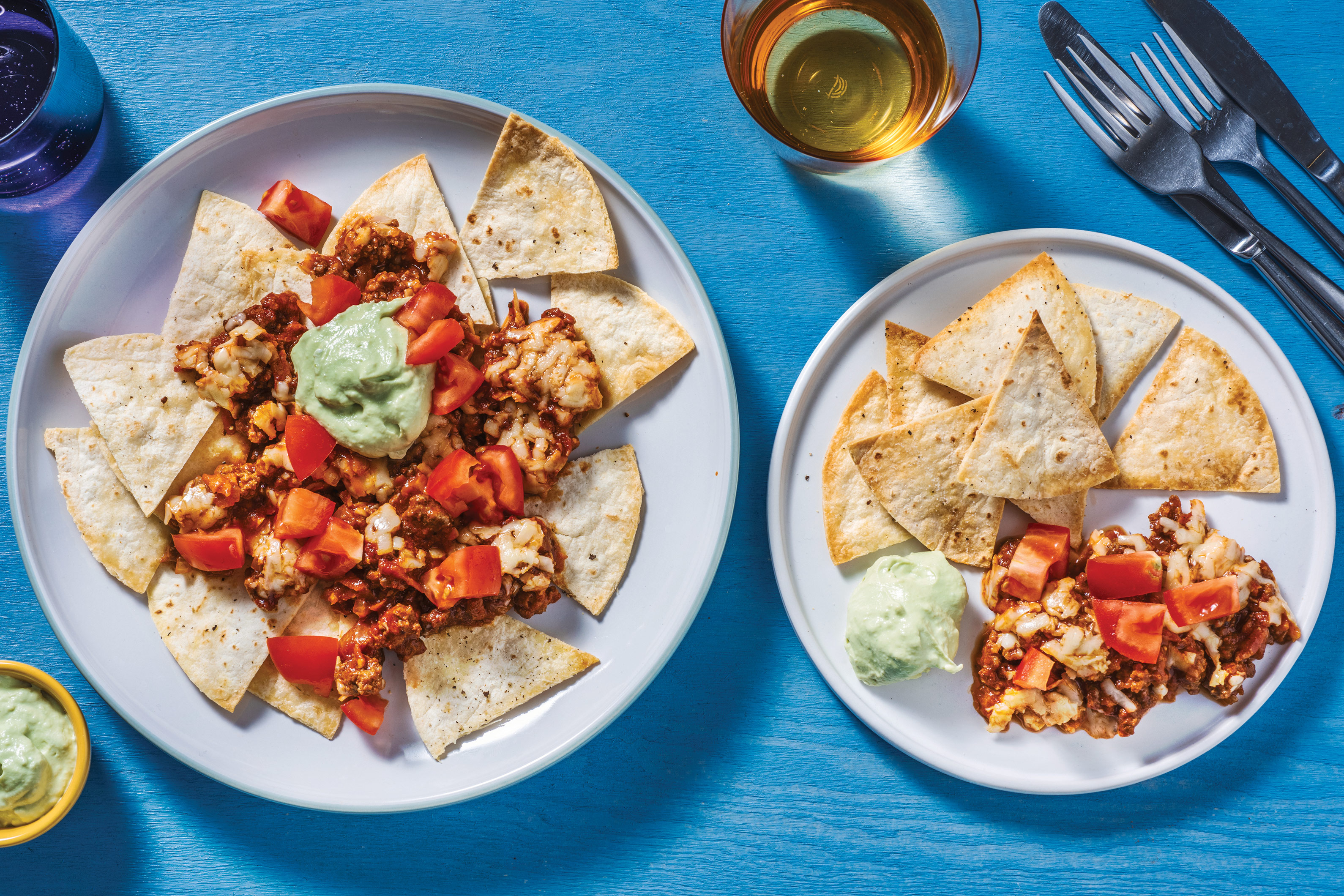 Tex-Mex Cheesy Beef Nachos