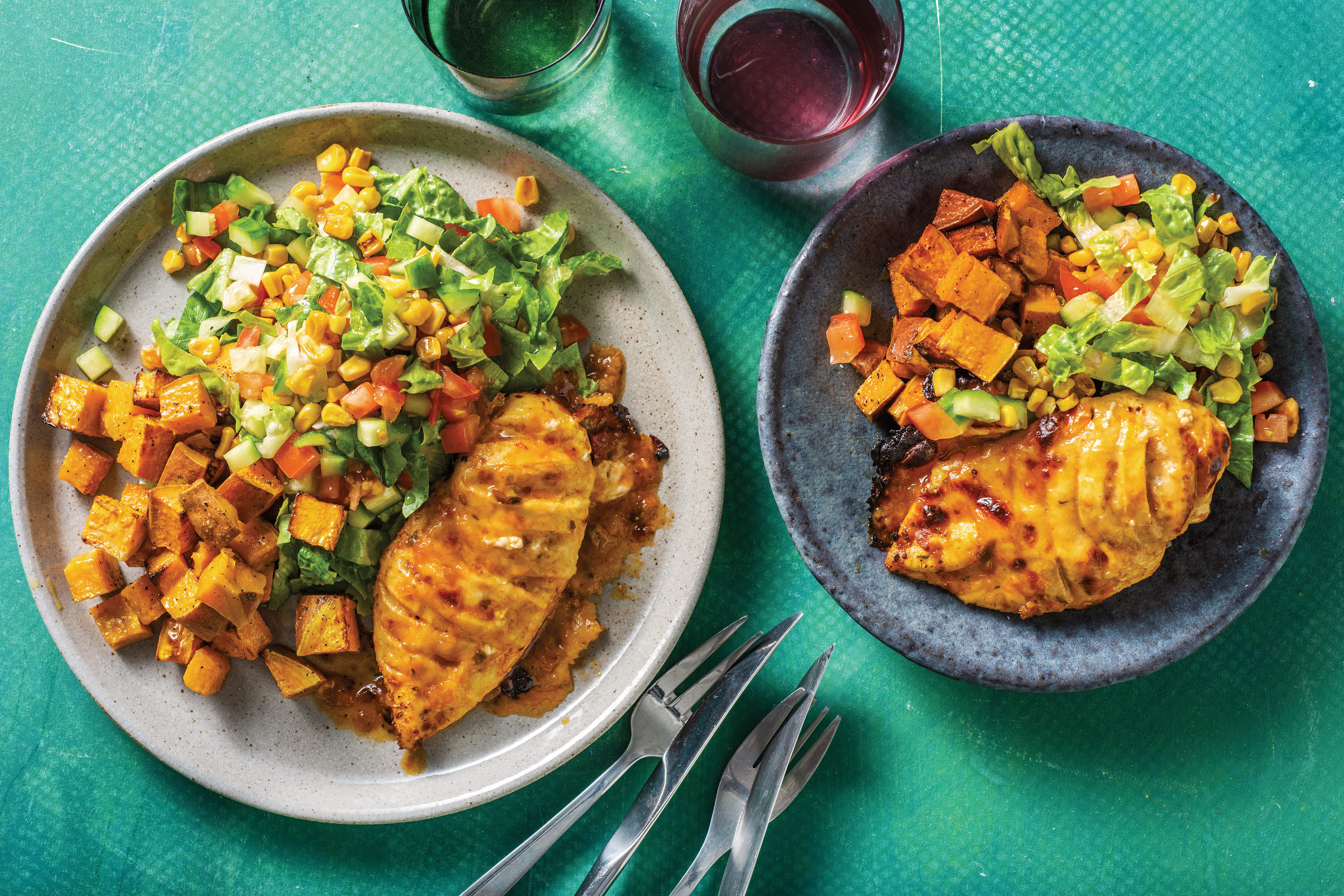 Cheesy Mexican Hasselback Chicken