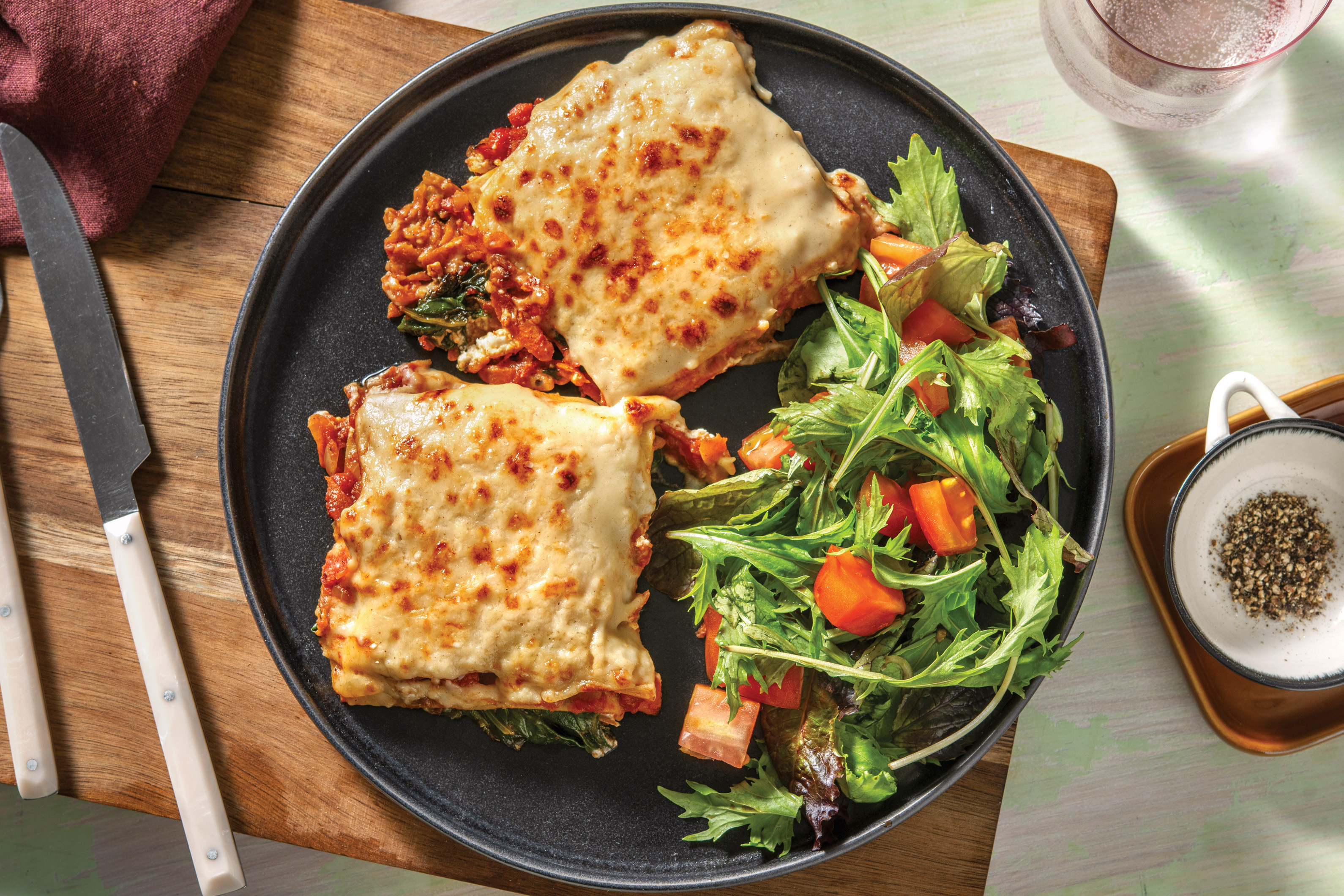 Cheesy Veggie Lasagne