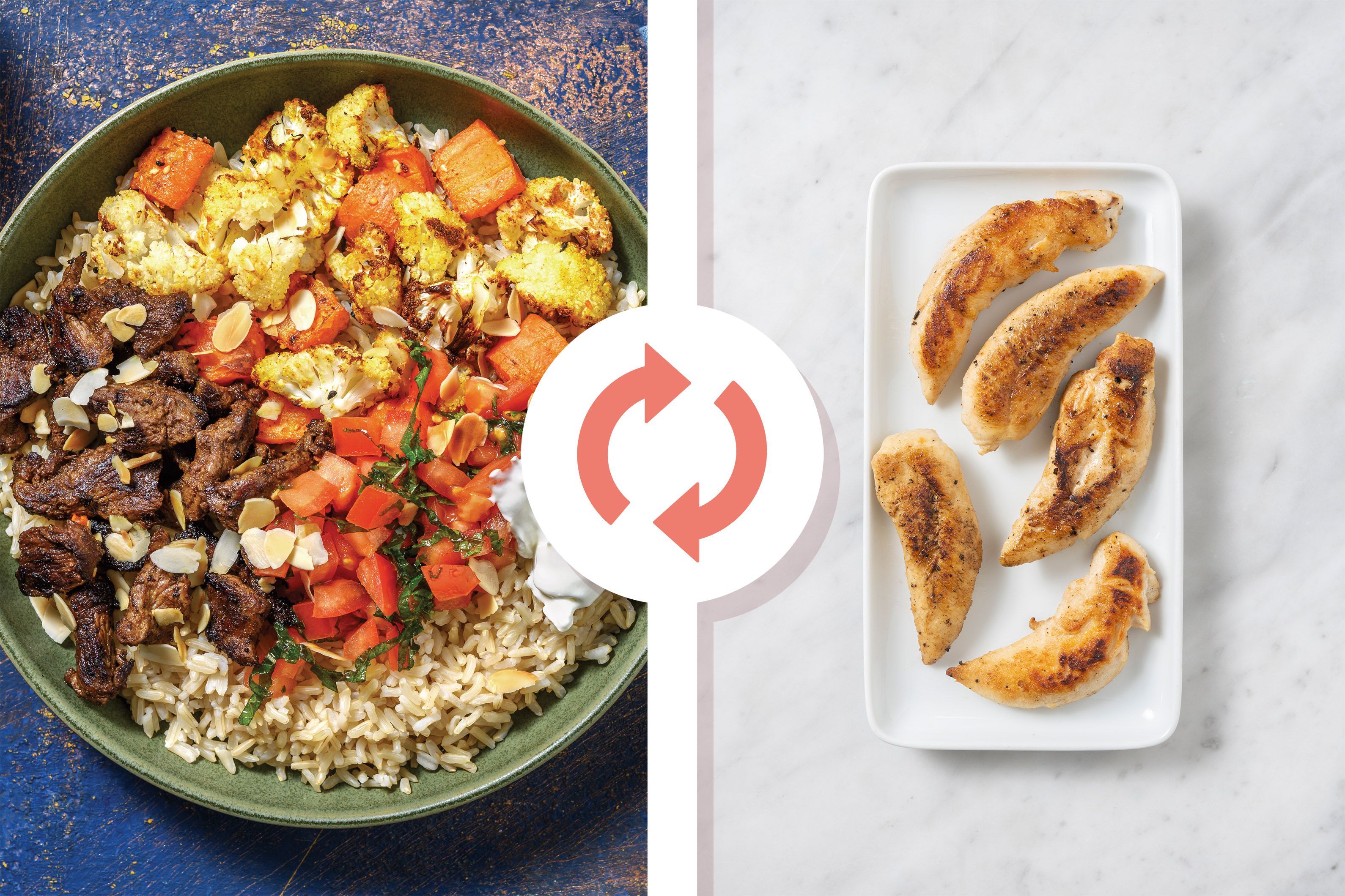 Chermoula-Spiced Chicken & Brown Rice Bowl