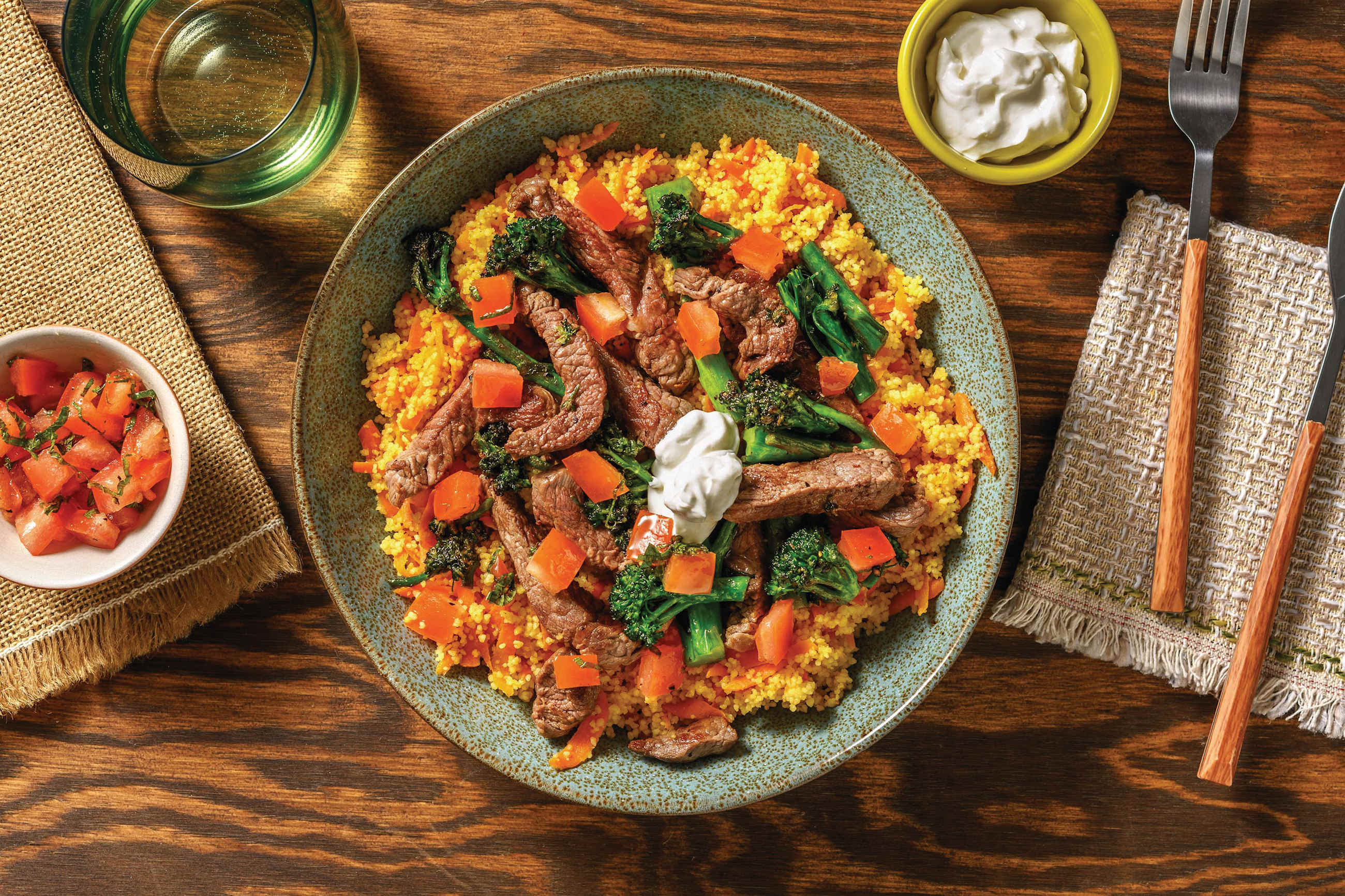 Ras el Hanout Beef & Carrot Couscous