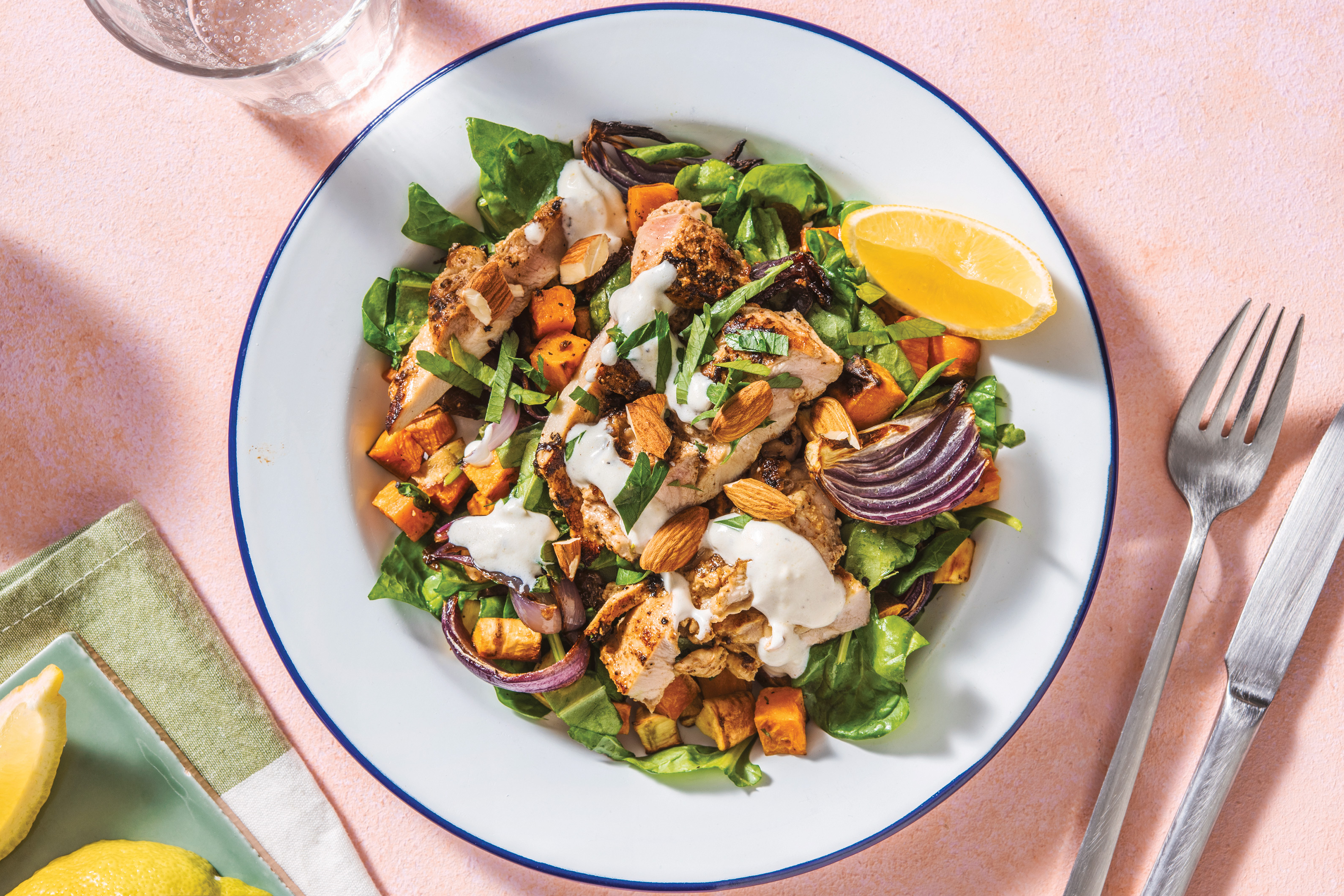 Chermoula Chicken & Roast Veggie Toss