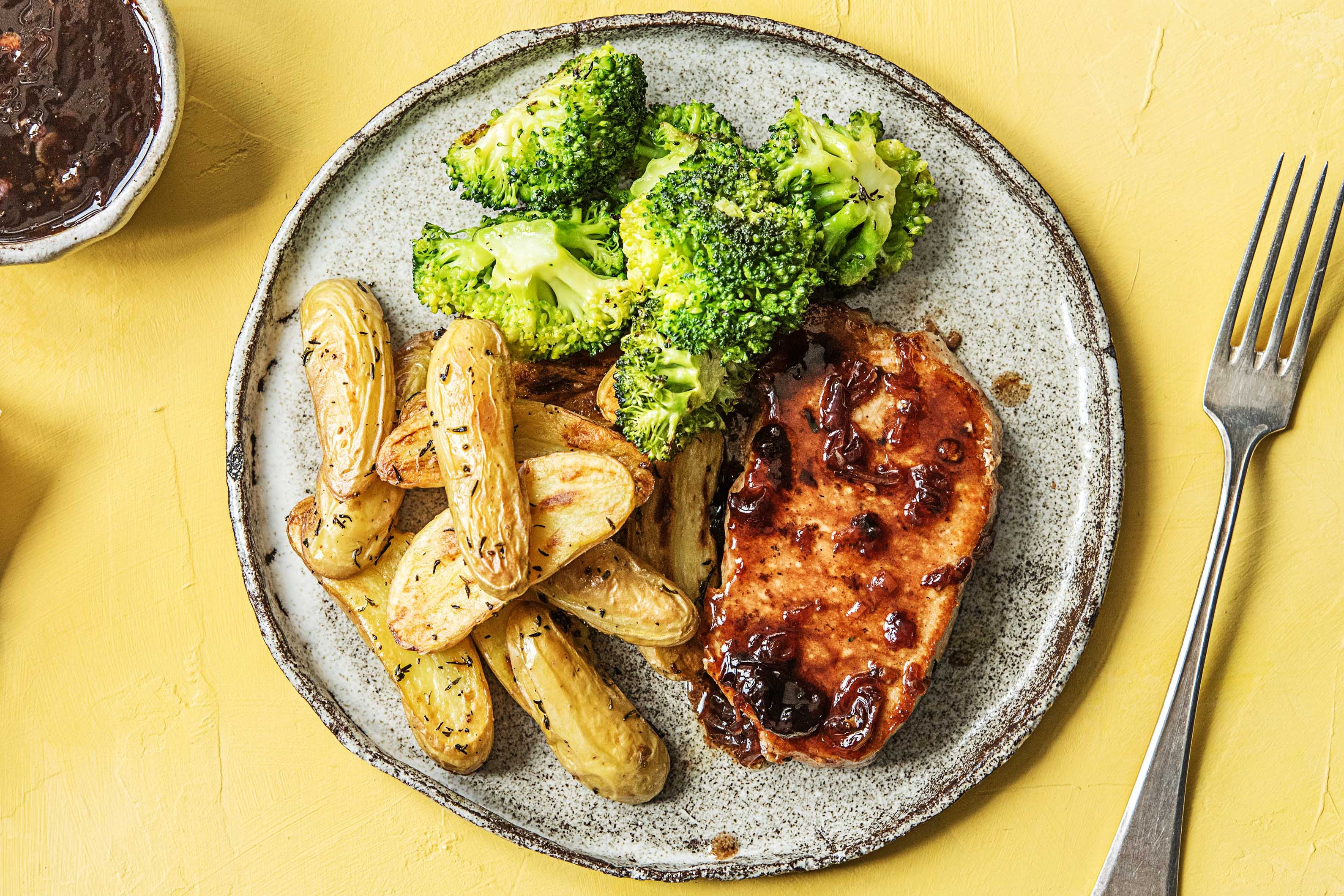 Cherry Balsamic Pork Chops
