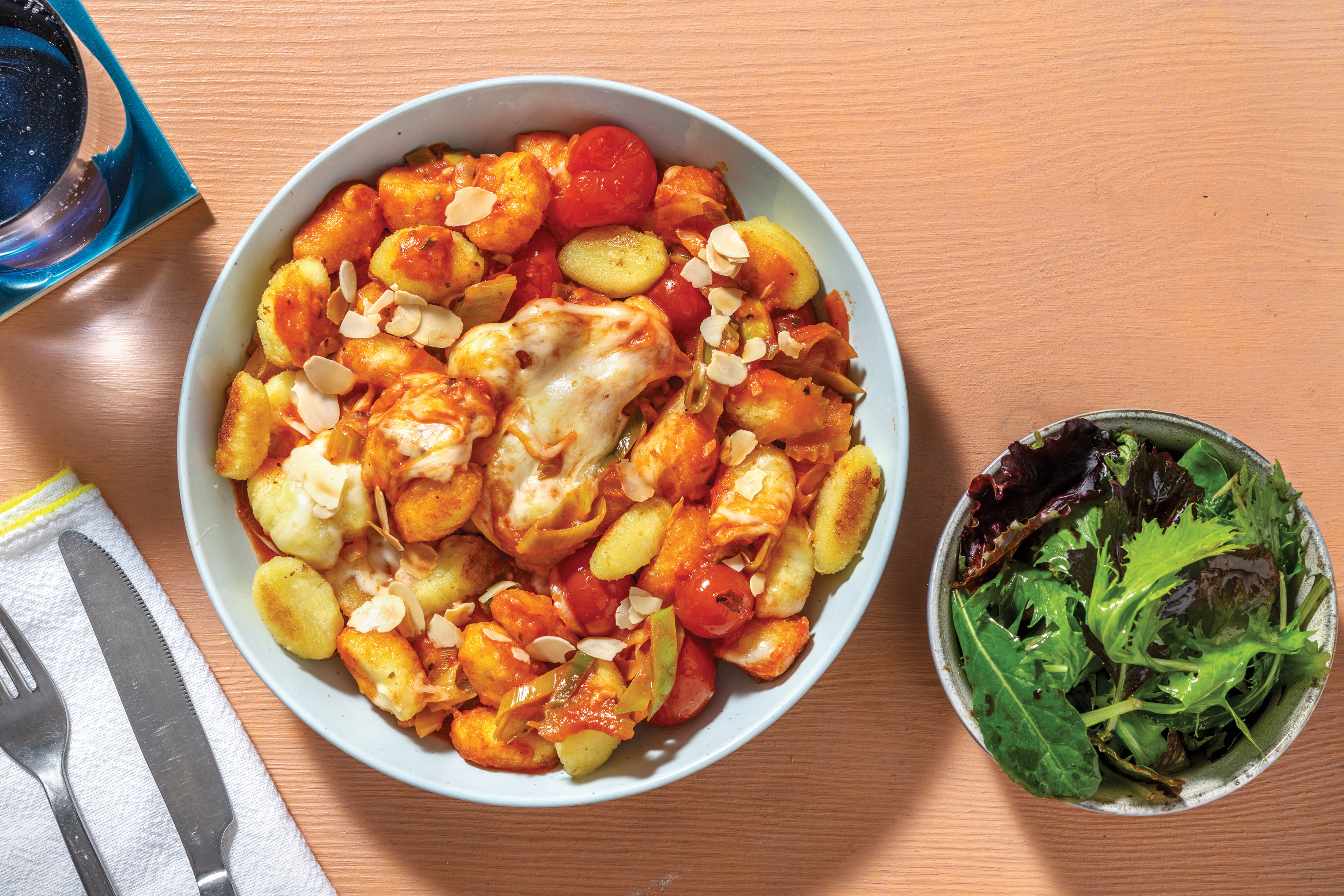 Cheesy Cherry Tomato & Herb Gnocchi