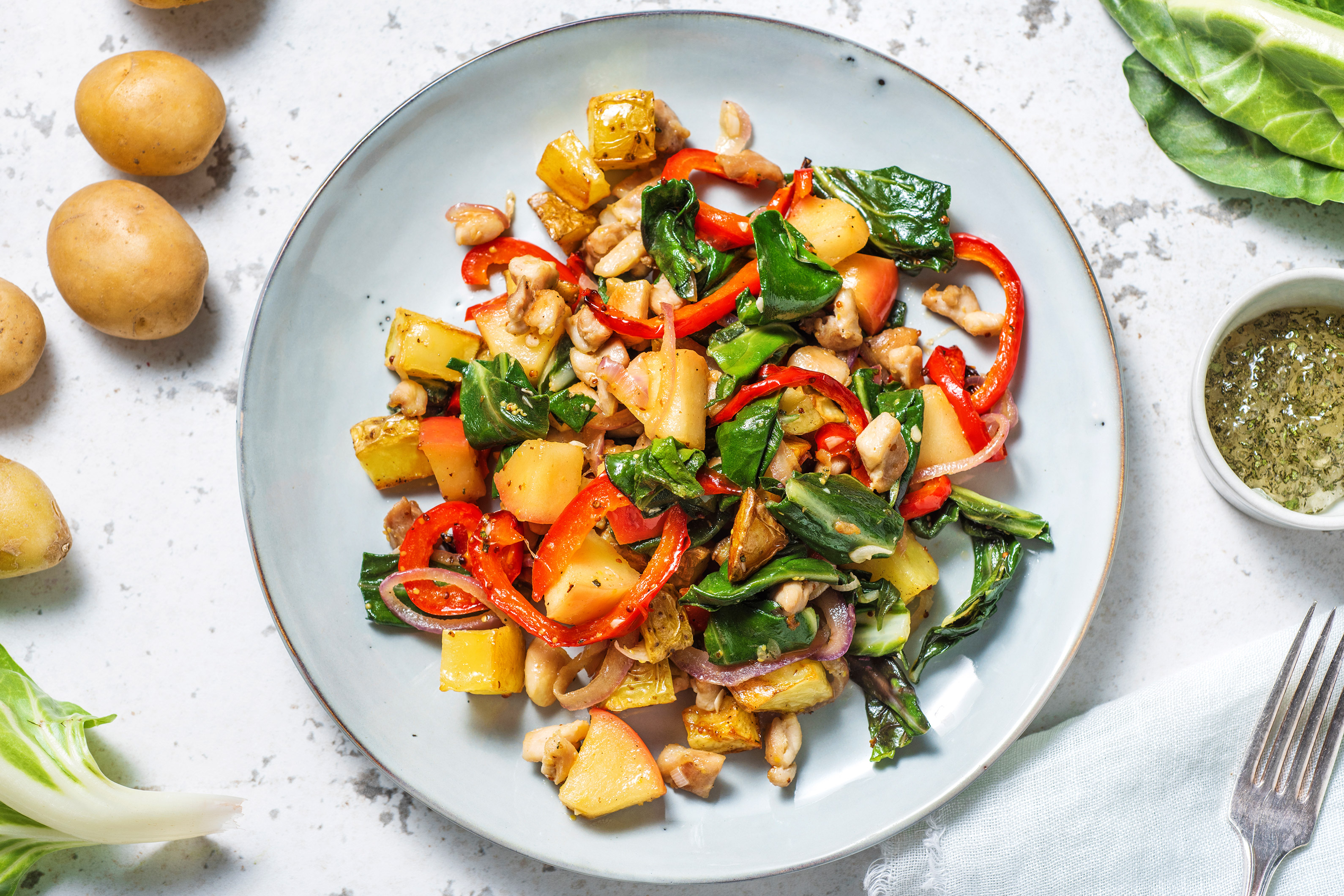 Chicken and Potato Hash