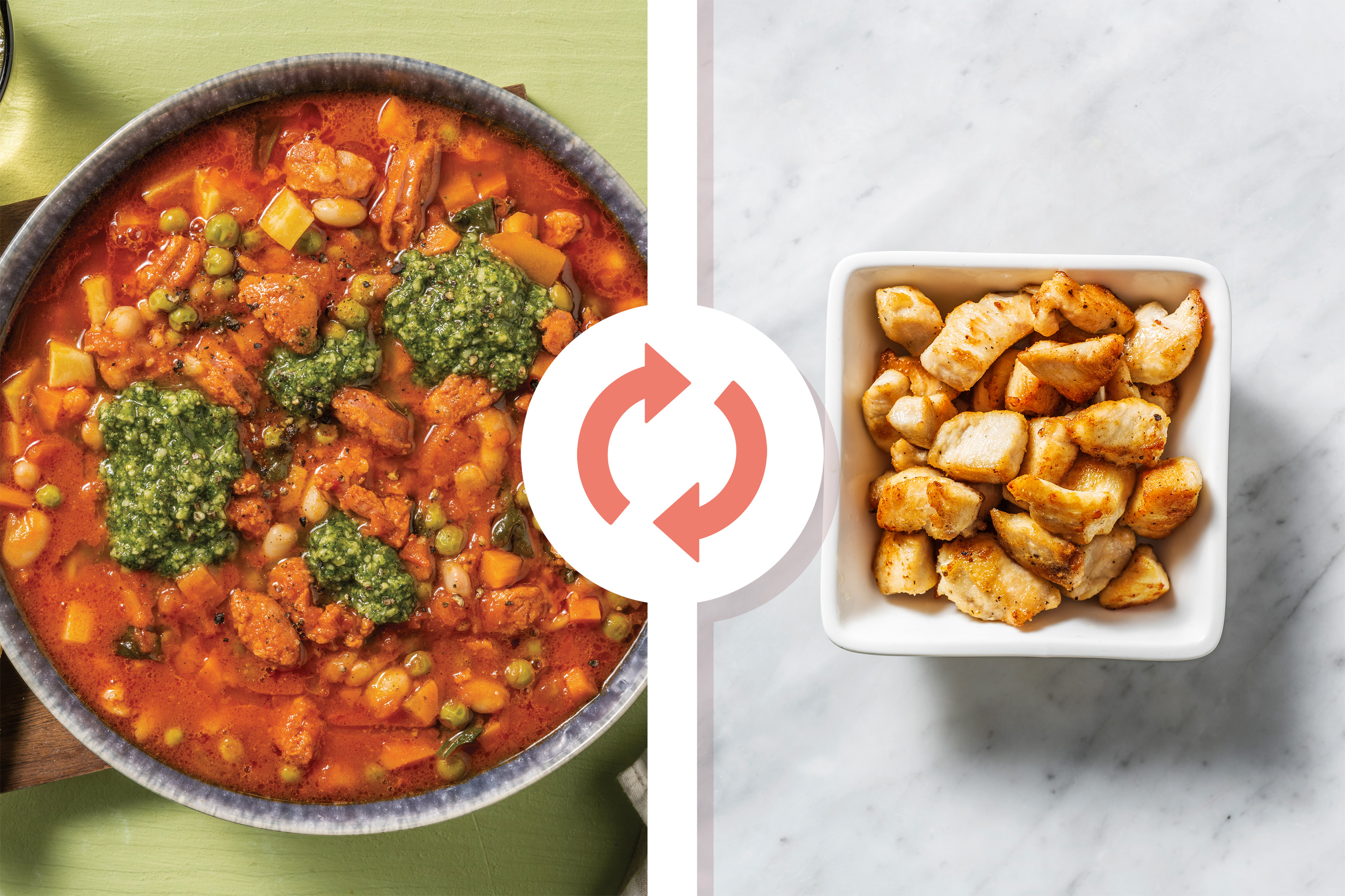 One-Pot Chicken & Red Kidney Bean Soup