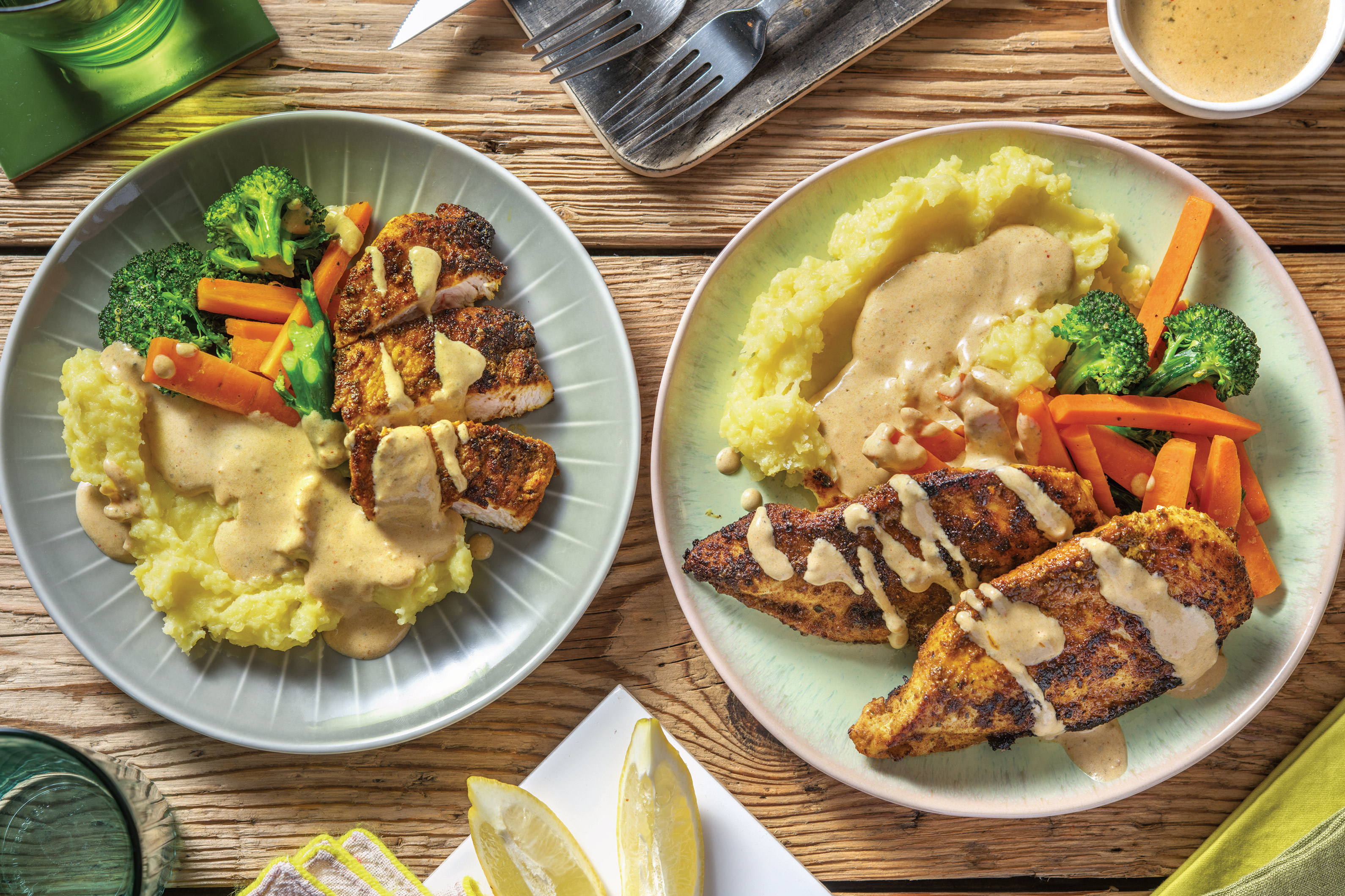 Chicken & Creamy Red Pesto Sauce