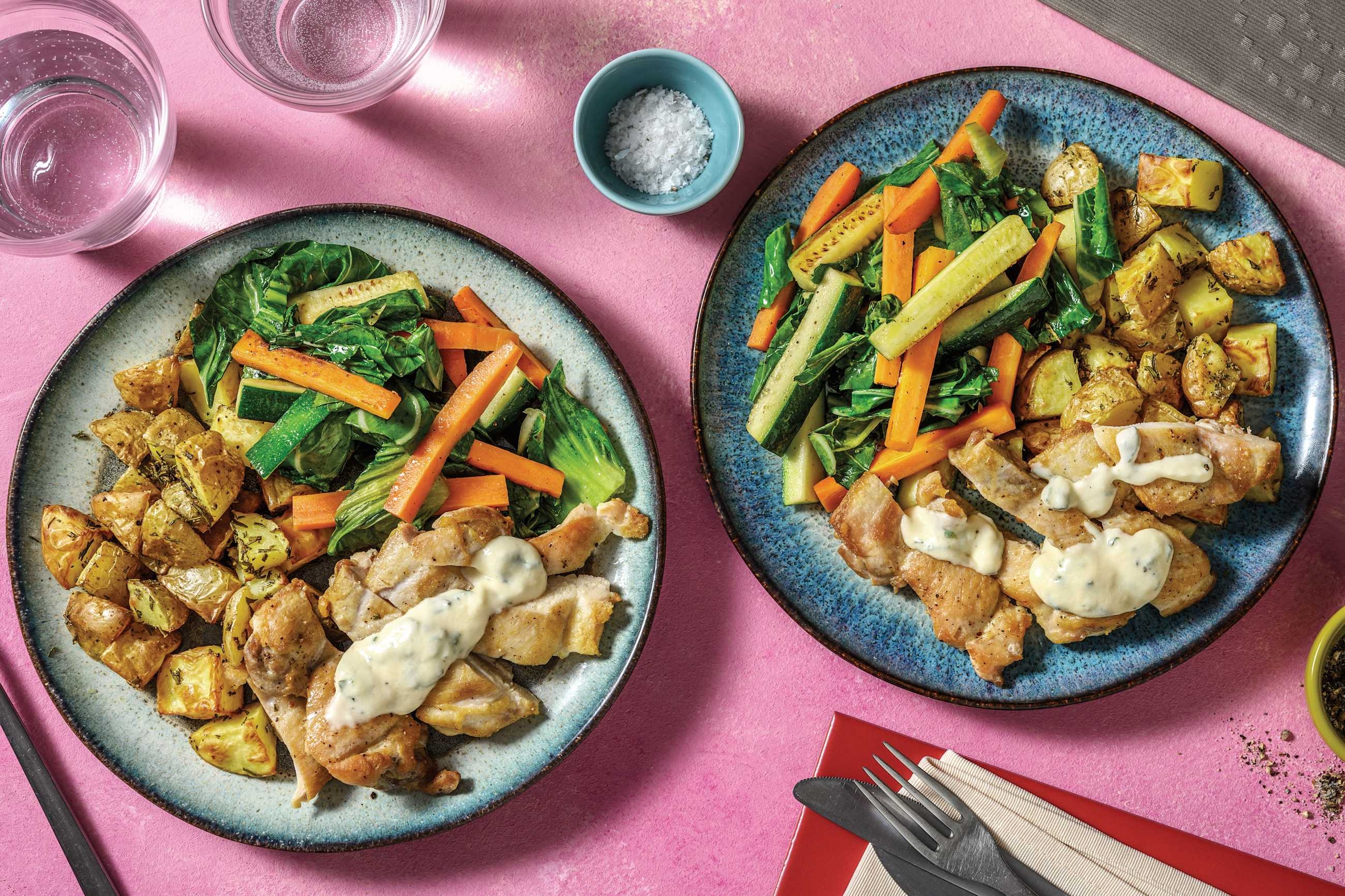 FTC - NZ Chicken & Creamy Oregano Sauce