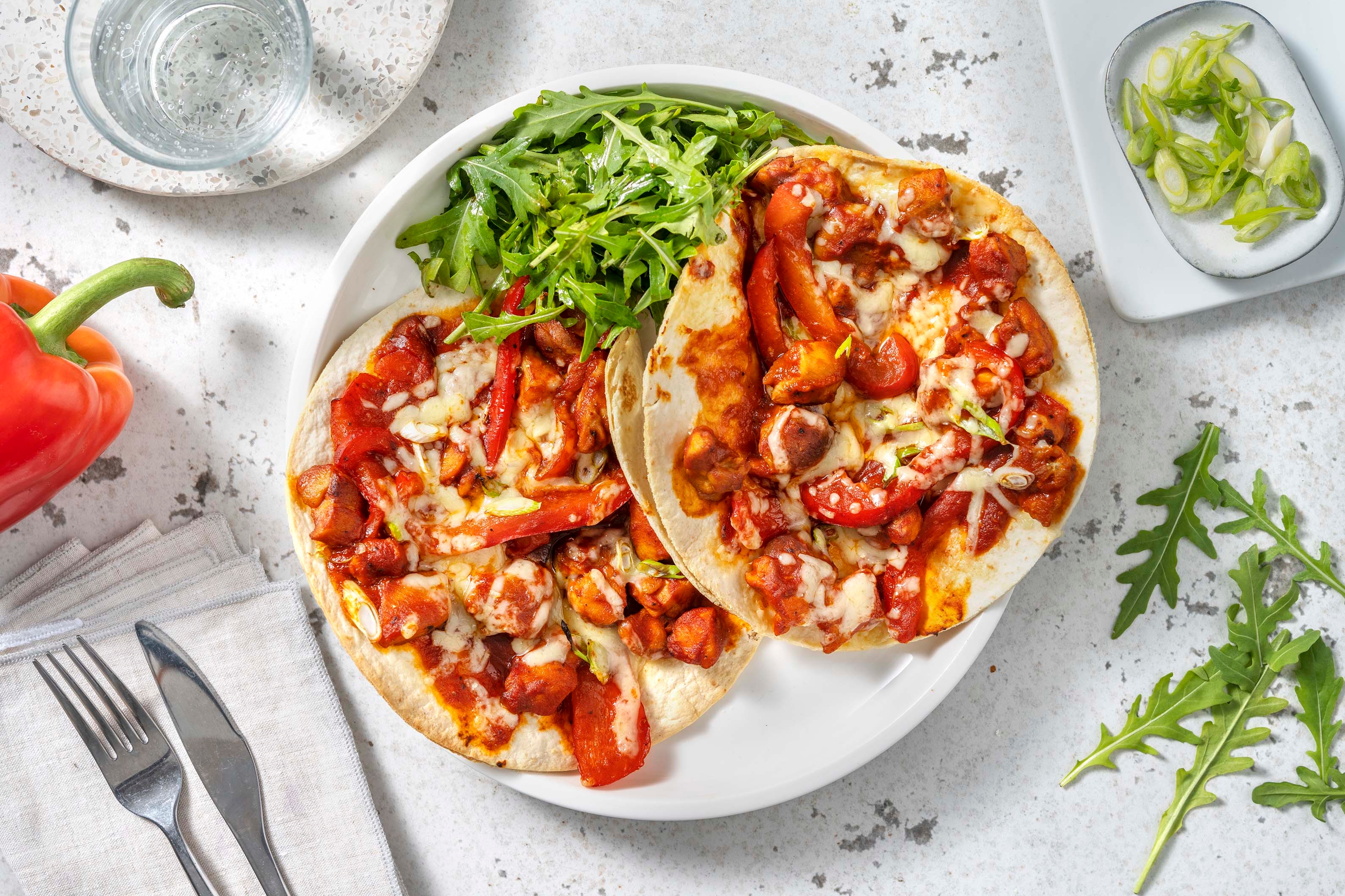 Chicken Fajita Tortizza