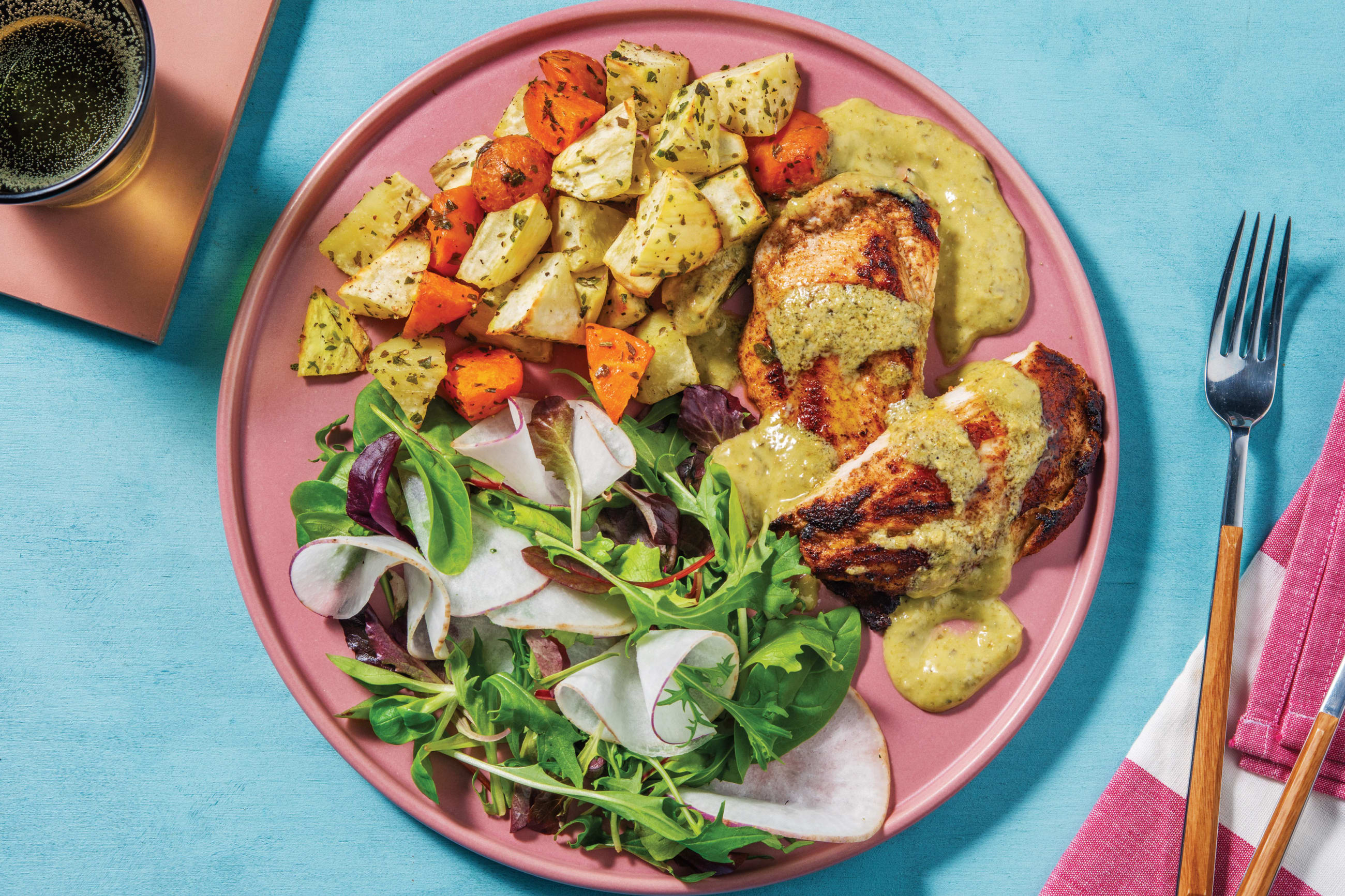 Chicken & Herb-Roasted Veggies