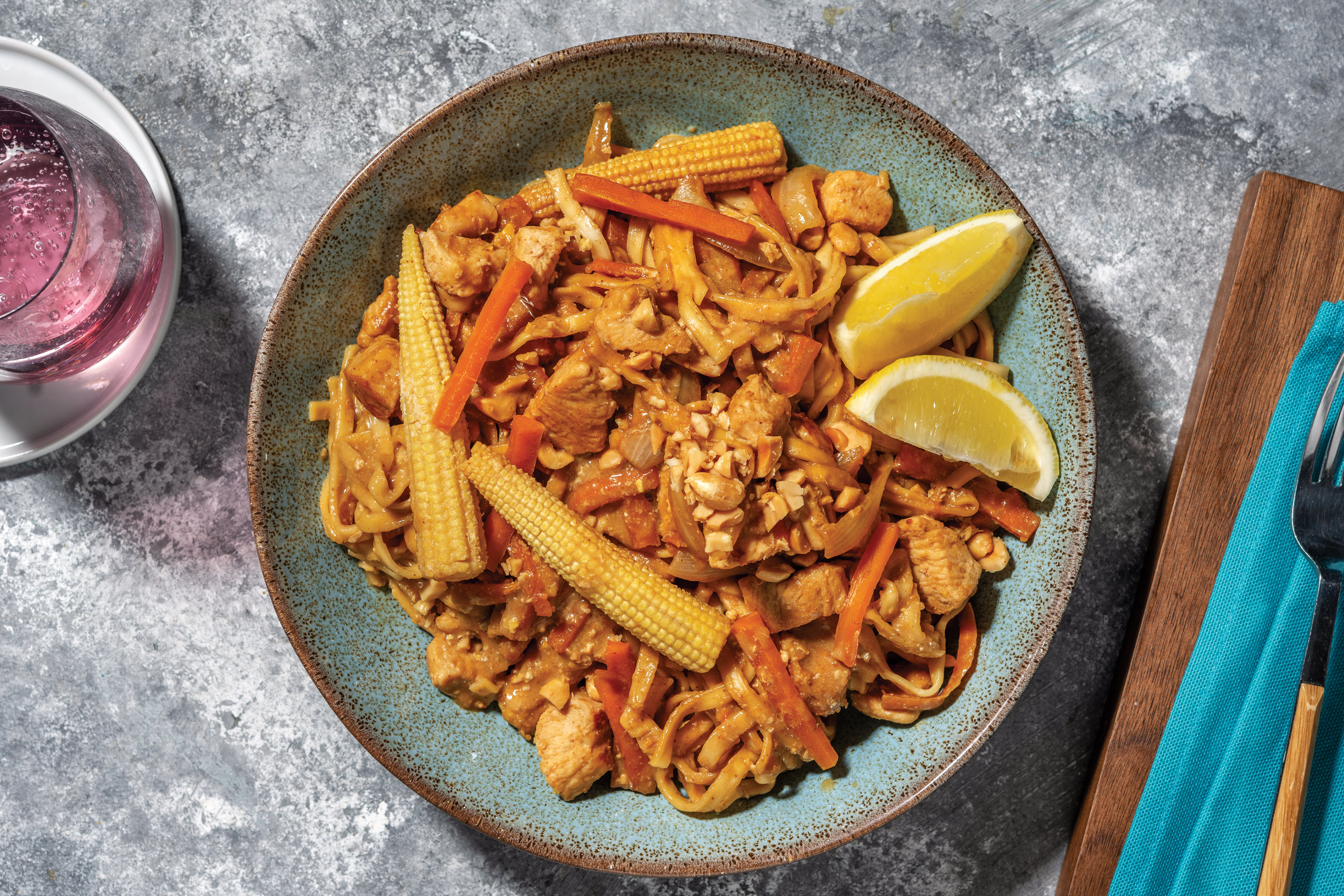 Quick Chicken Pad Thai