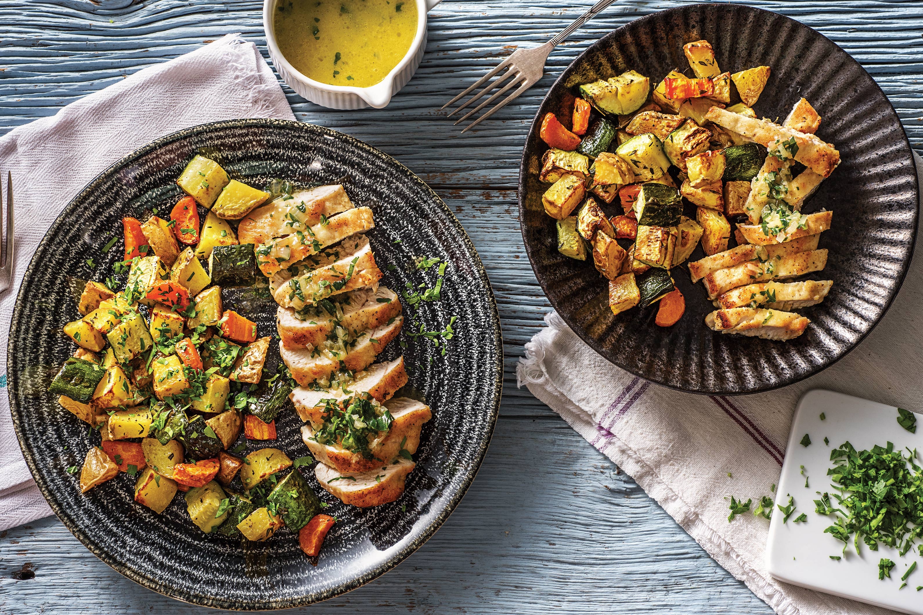 Chicken Piccata & Roasted Veggies