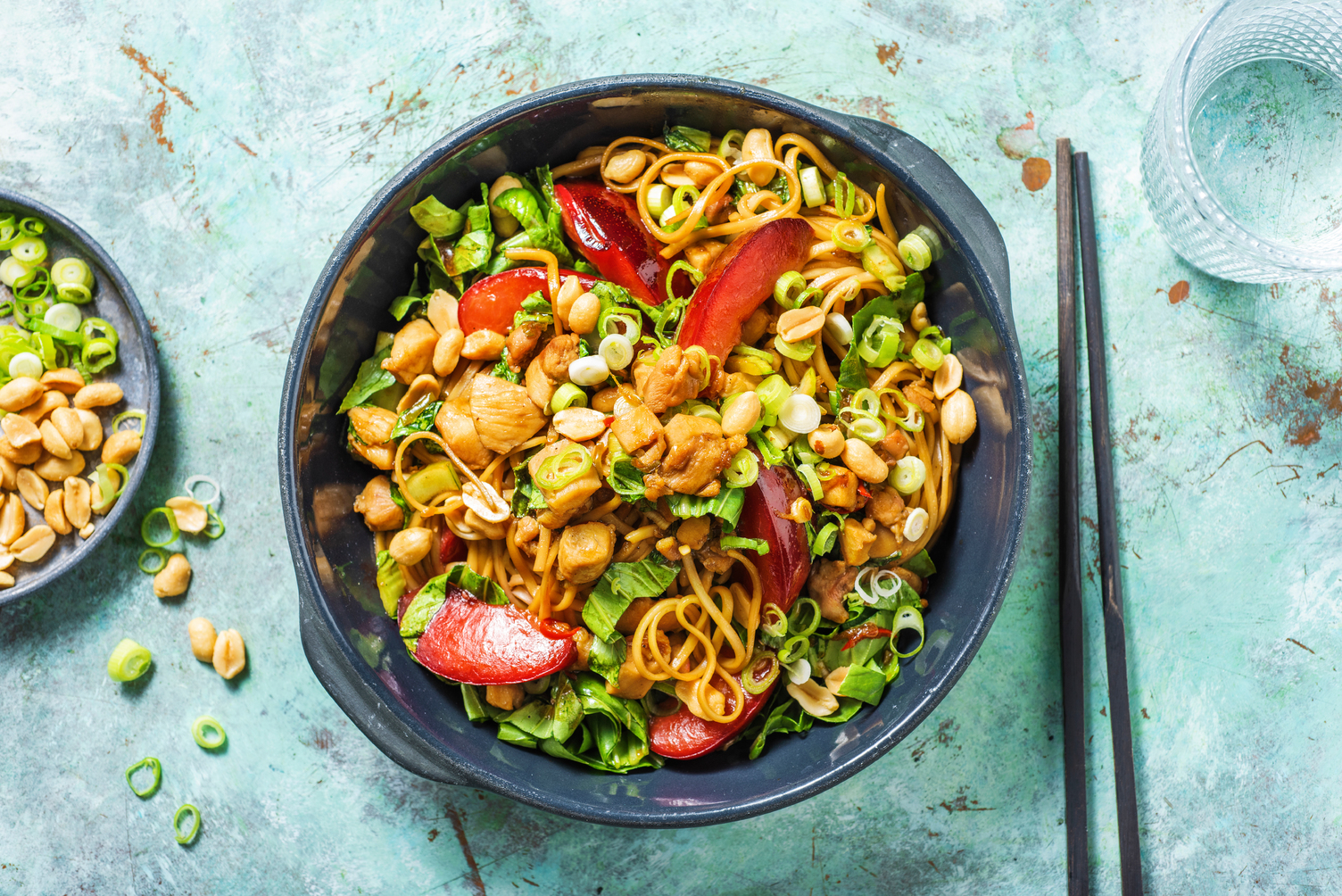 Chicken & Plum Noodle Stir-Fry