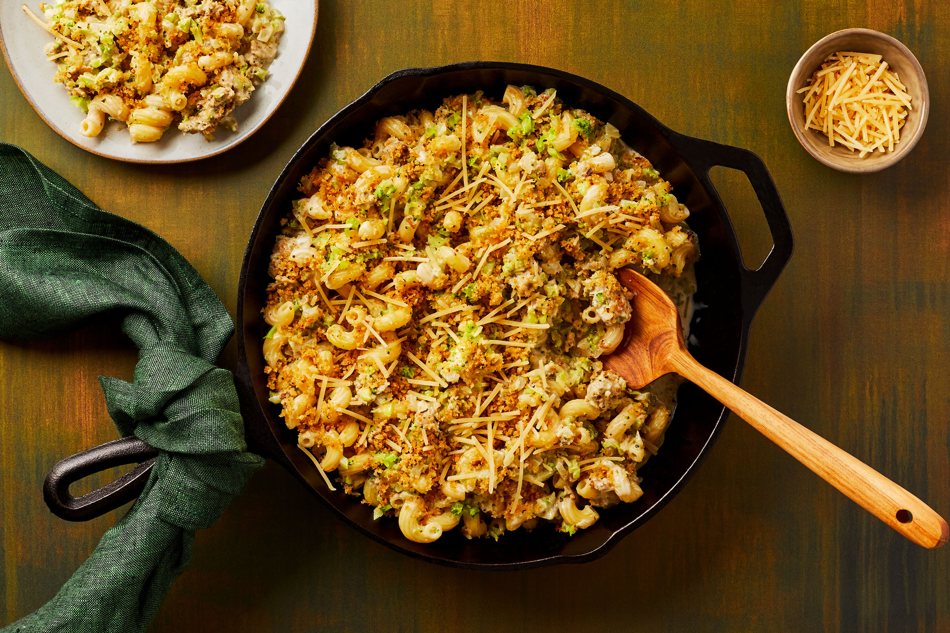 Chicken Sausage & Broccoli Pasta Skillet