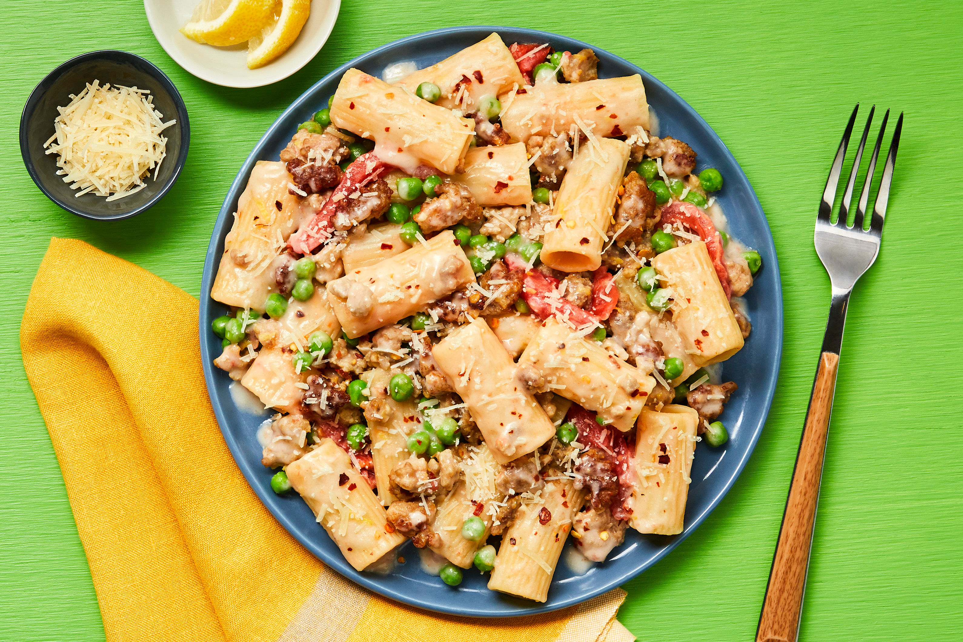 Chicken Sausage Rigatoni Napoletano