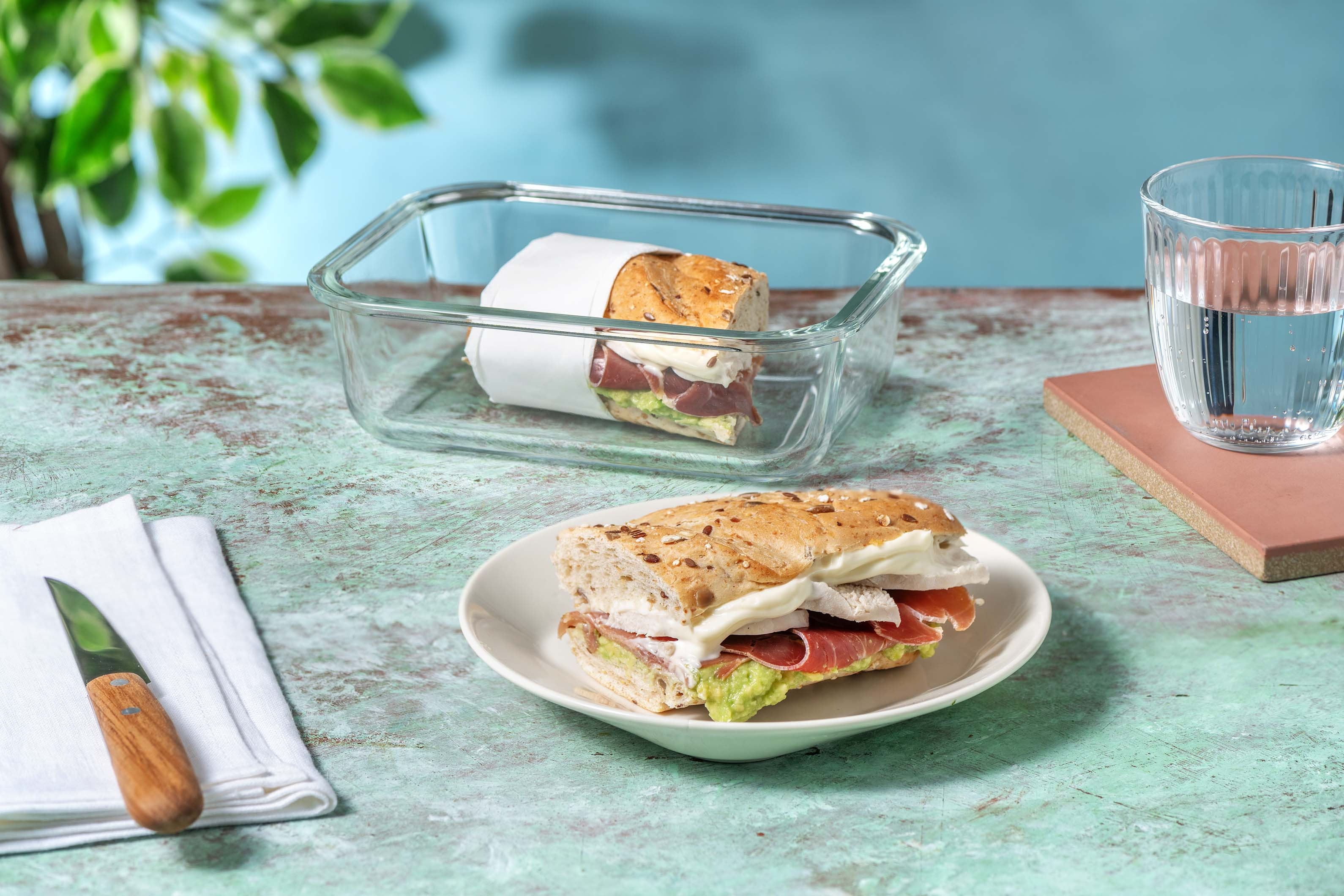 Chicken, Serrano & Avocado Seeded Roll