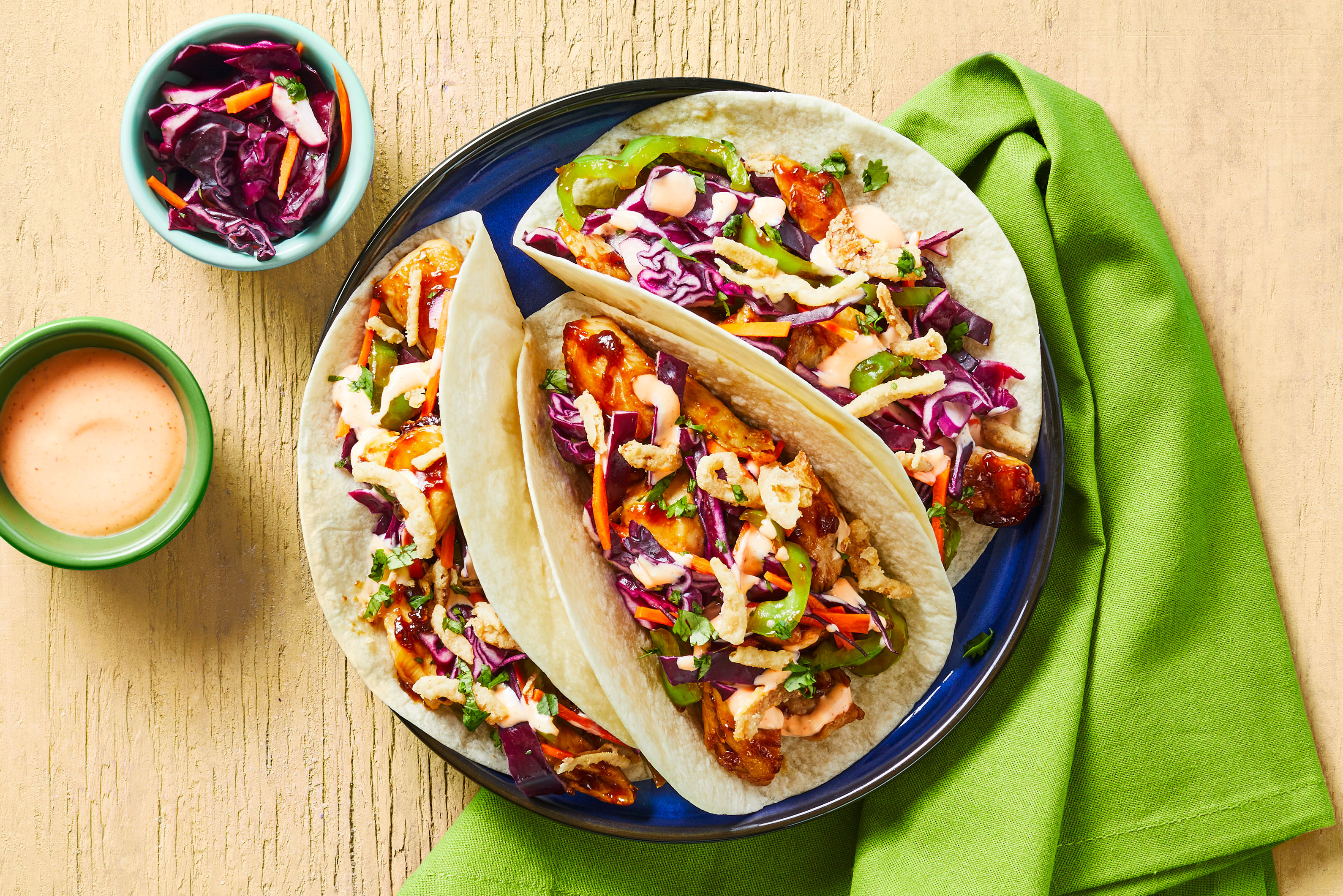 Chicken Stir-Fry Tacos