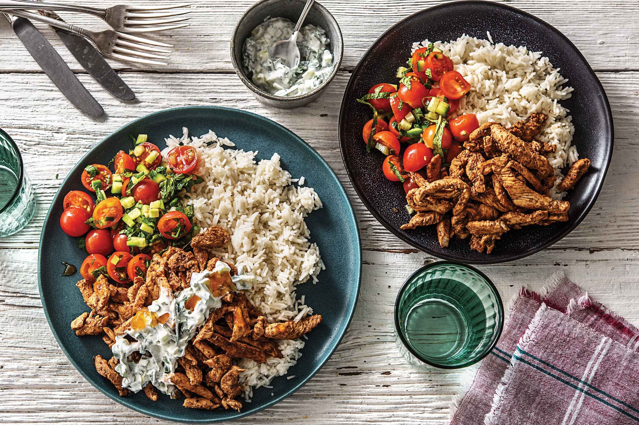 Chicken Tikka & Garlic Rice